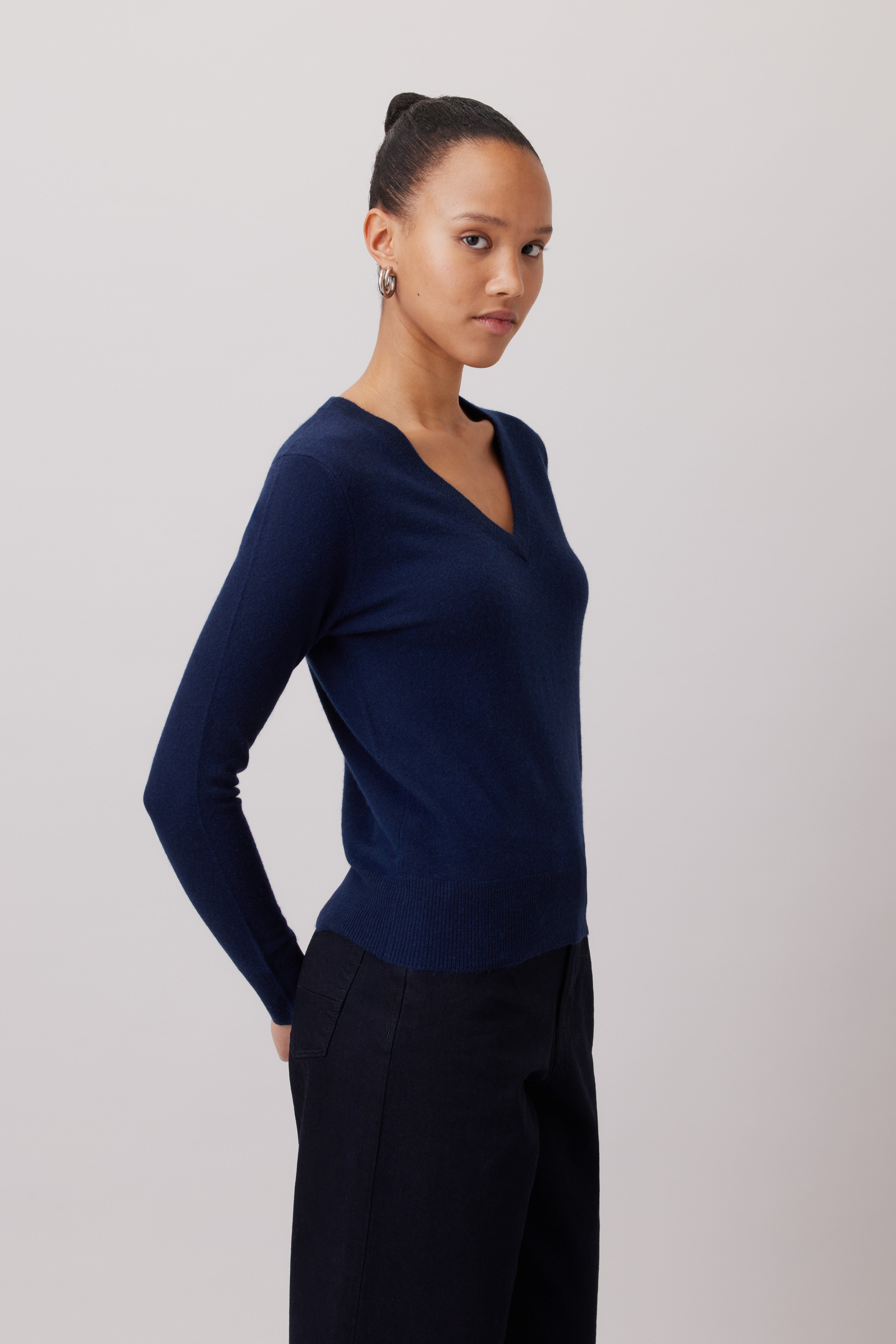 Cashmere V-neck Sweater