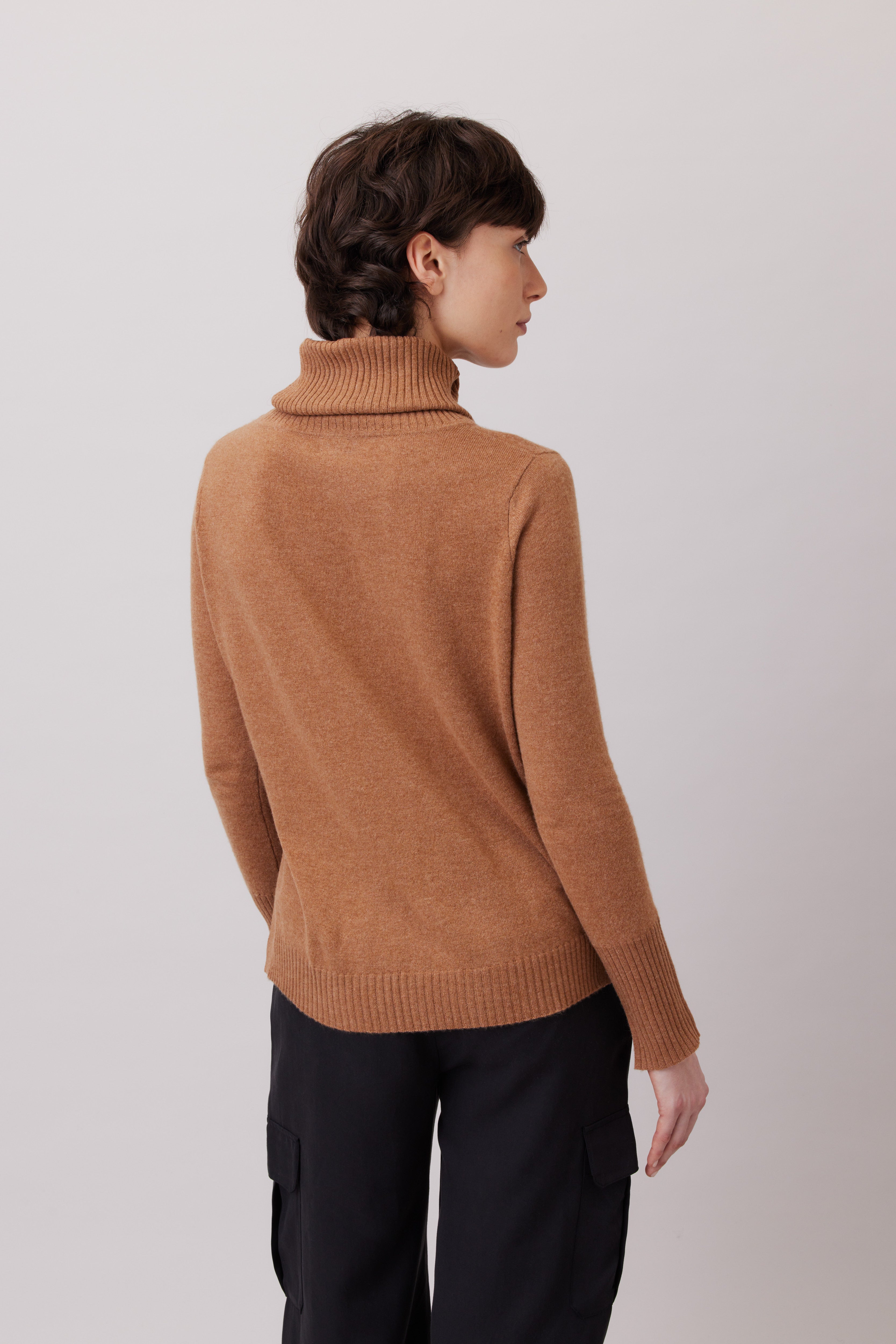 Rollkragenpullover aus Cashmere