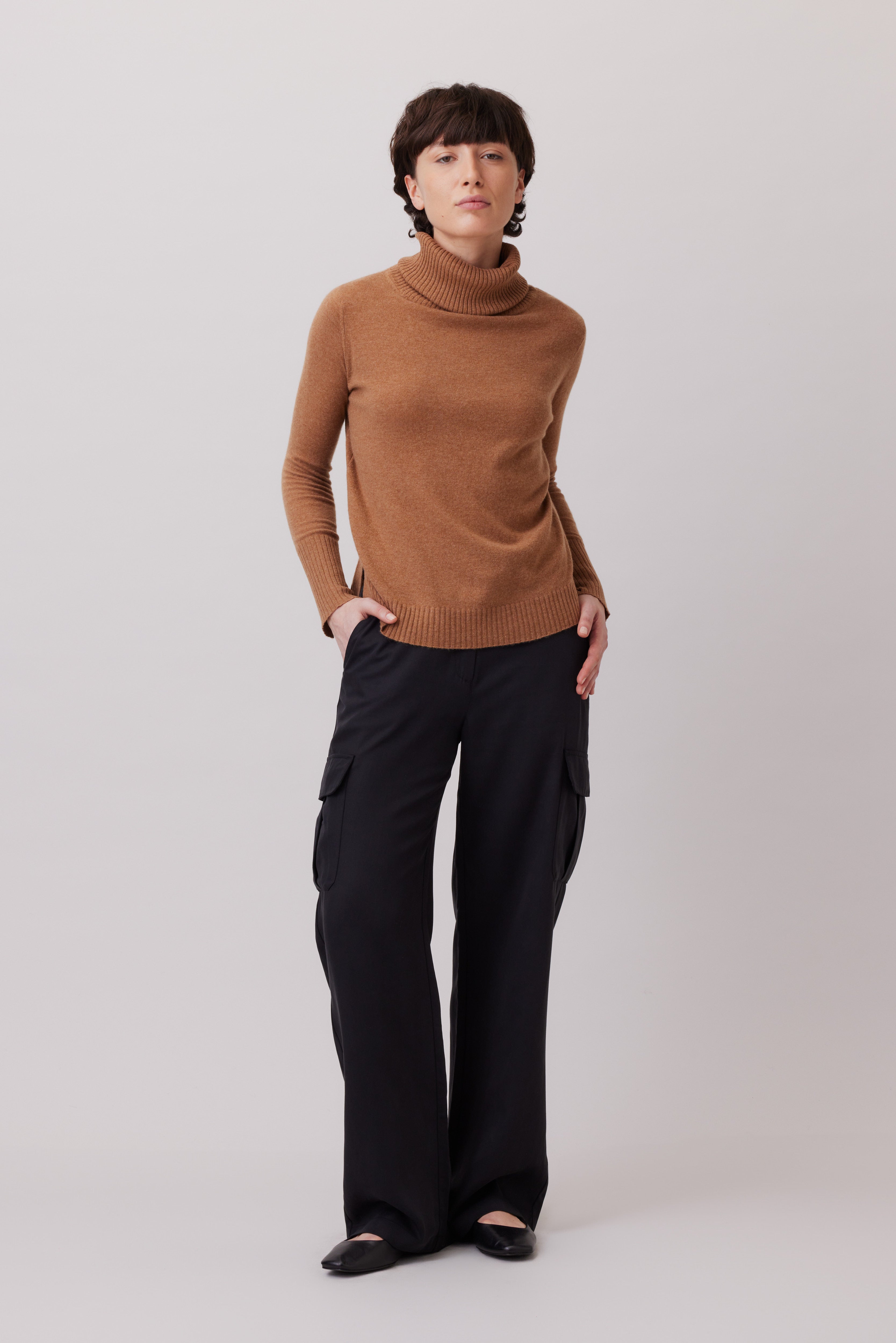 Rollkragenpullover aus Cashmere