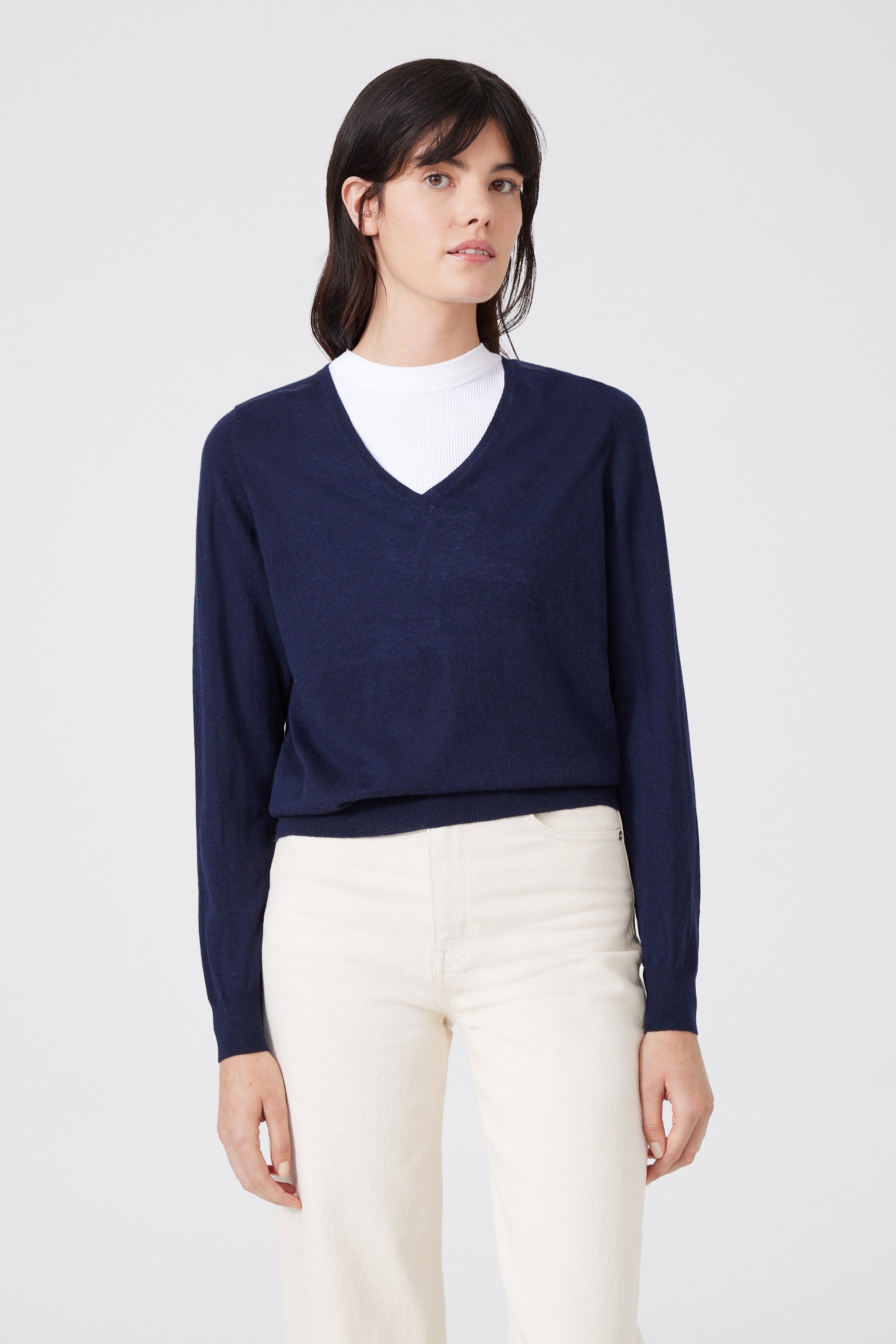 Ultra Light Cashmere V-neck Sweater