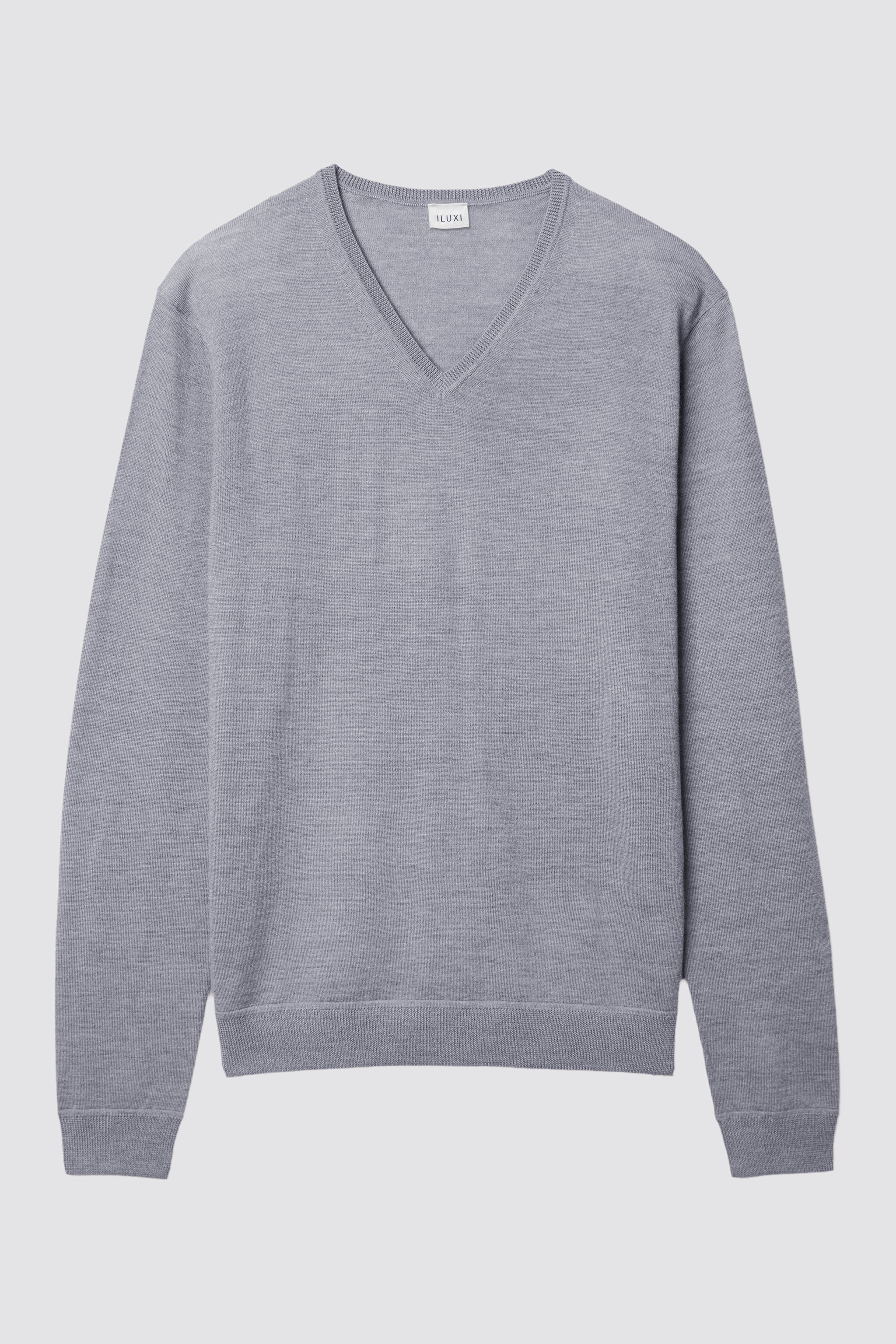 Extra Fine Merino Wool V-neck Sweater