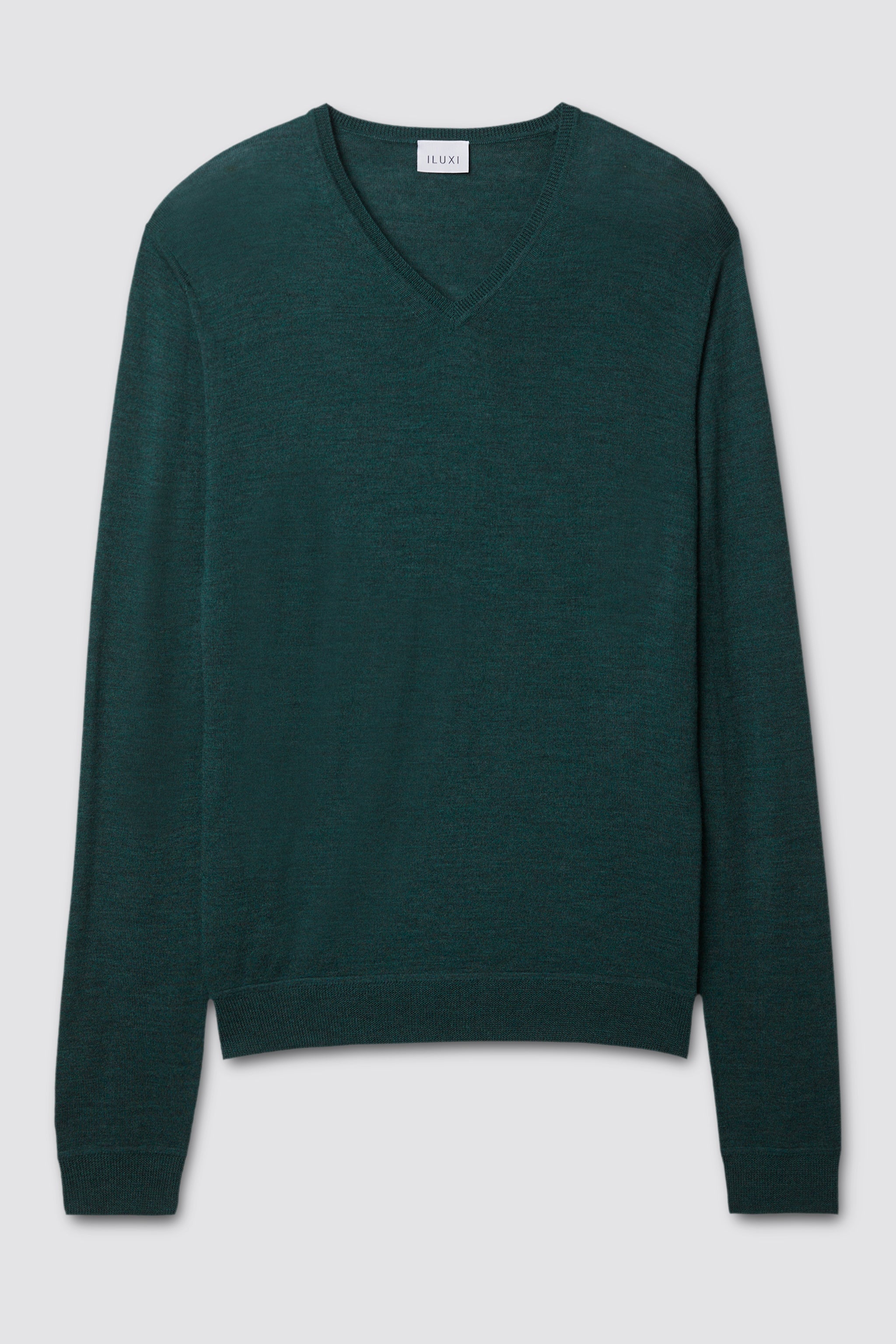 Extra Fine Merino Wool V-neck Sweater