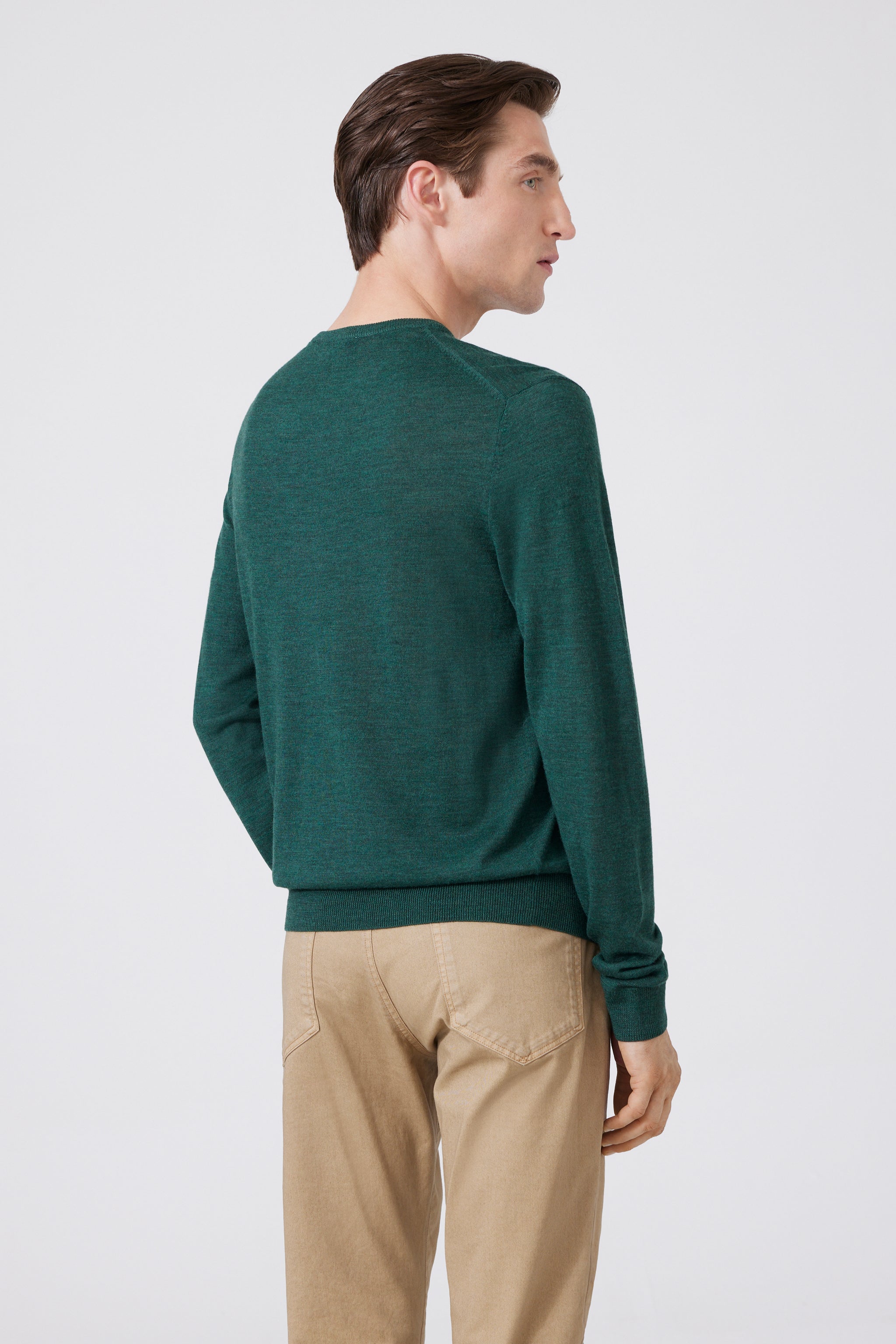 Extra Fine Merino Wool Round Neck Sweater