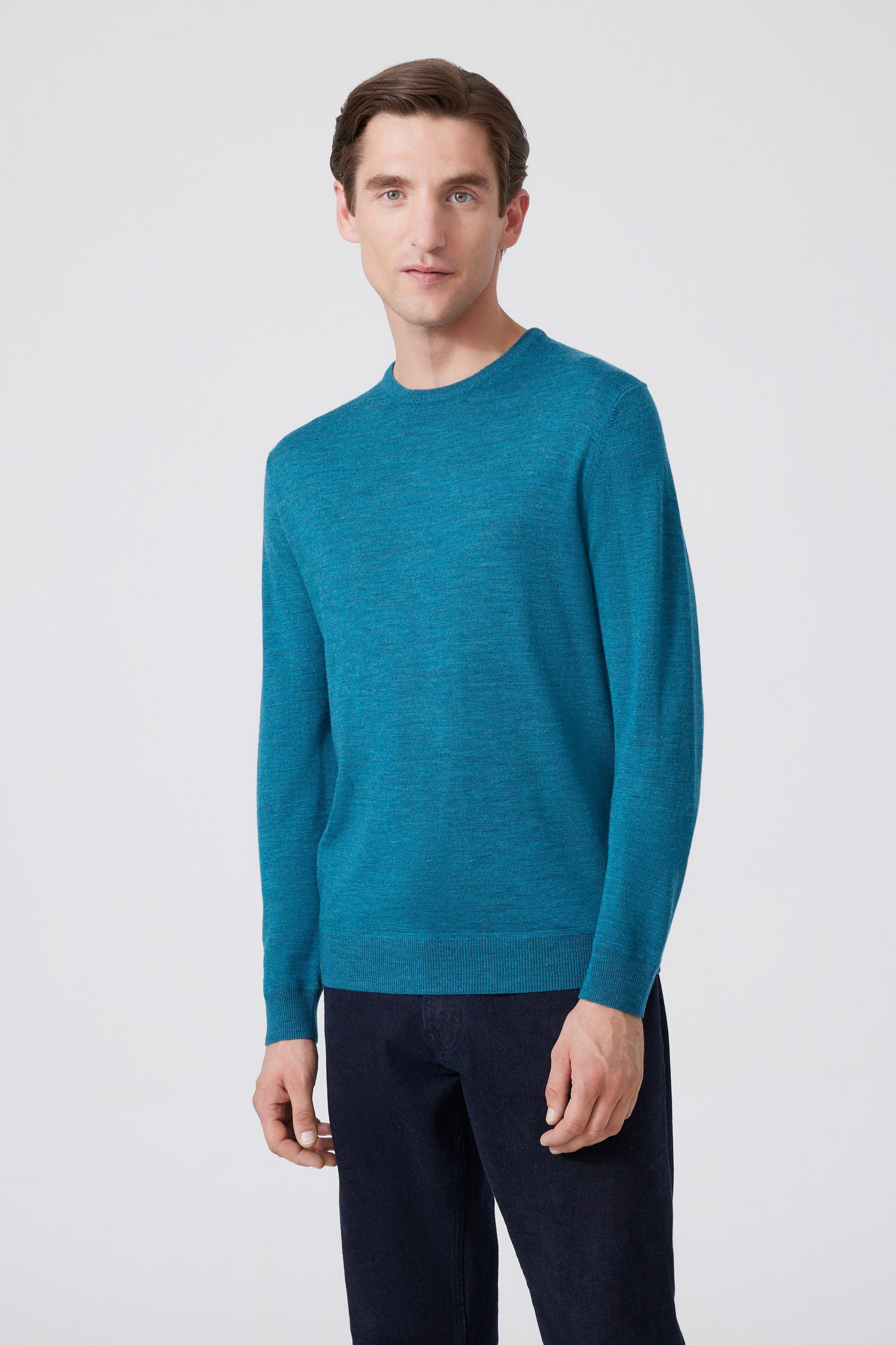 Extra Fine Merino Wool Round Neck Sweater