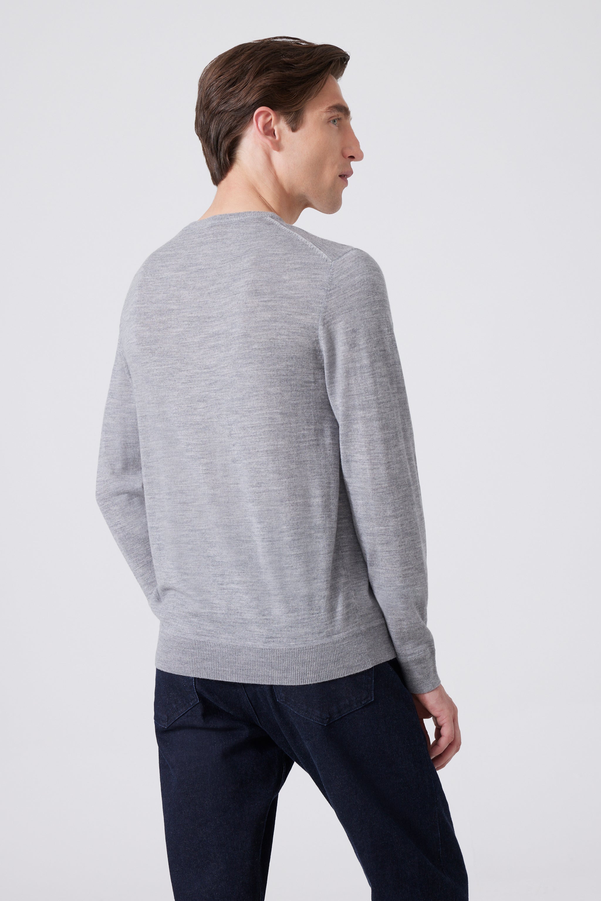 Extra Fine Merino Wool Round Neck Sweater