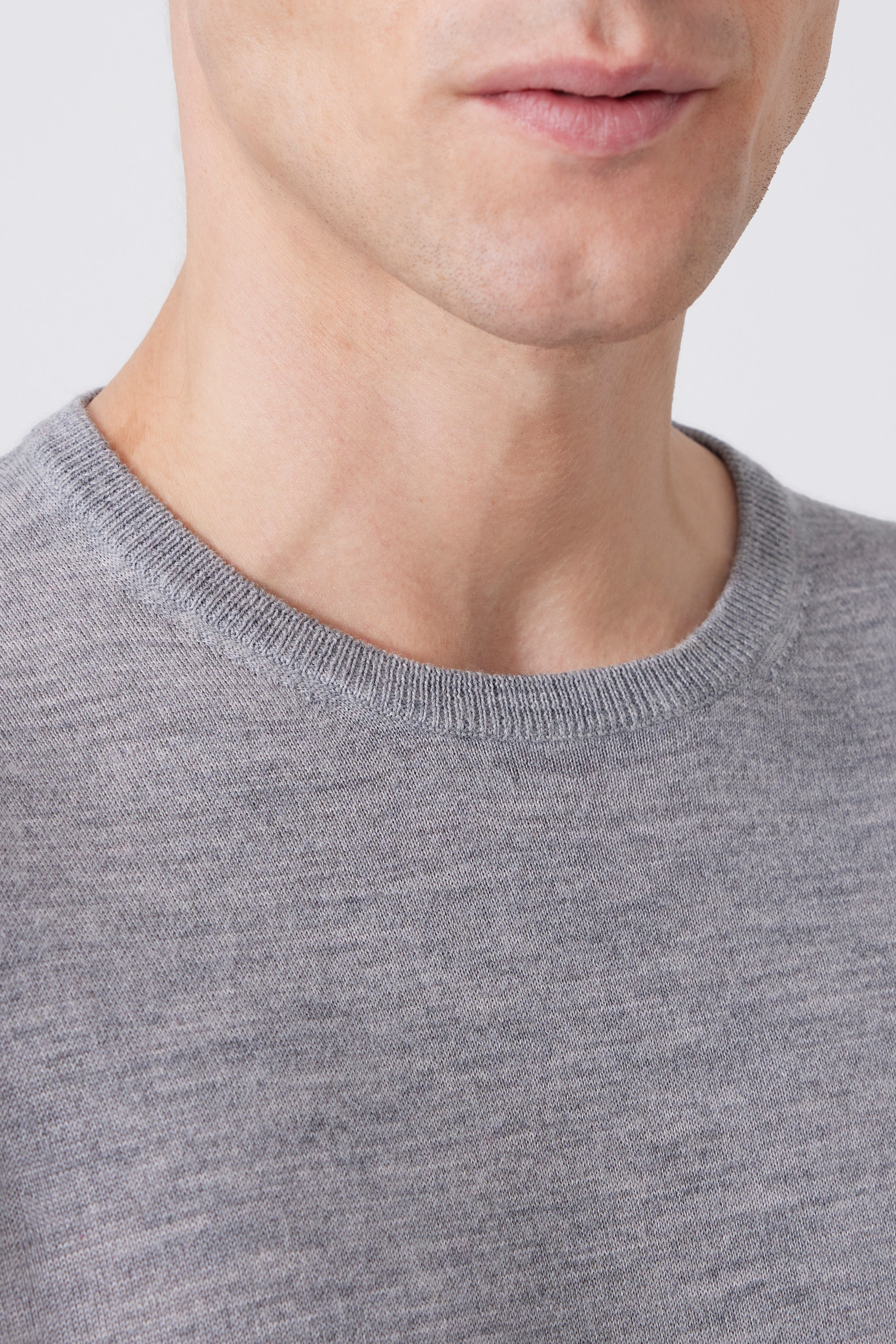 Extra Fine Merino Wool Round Neck Sweater