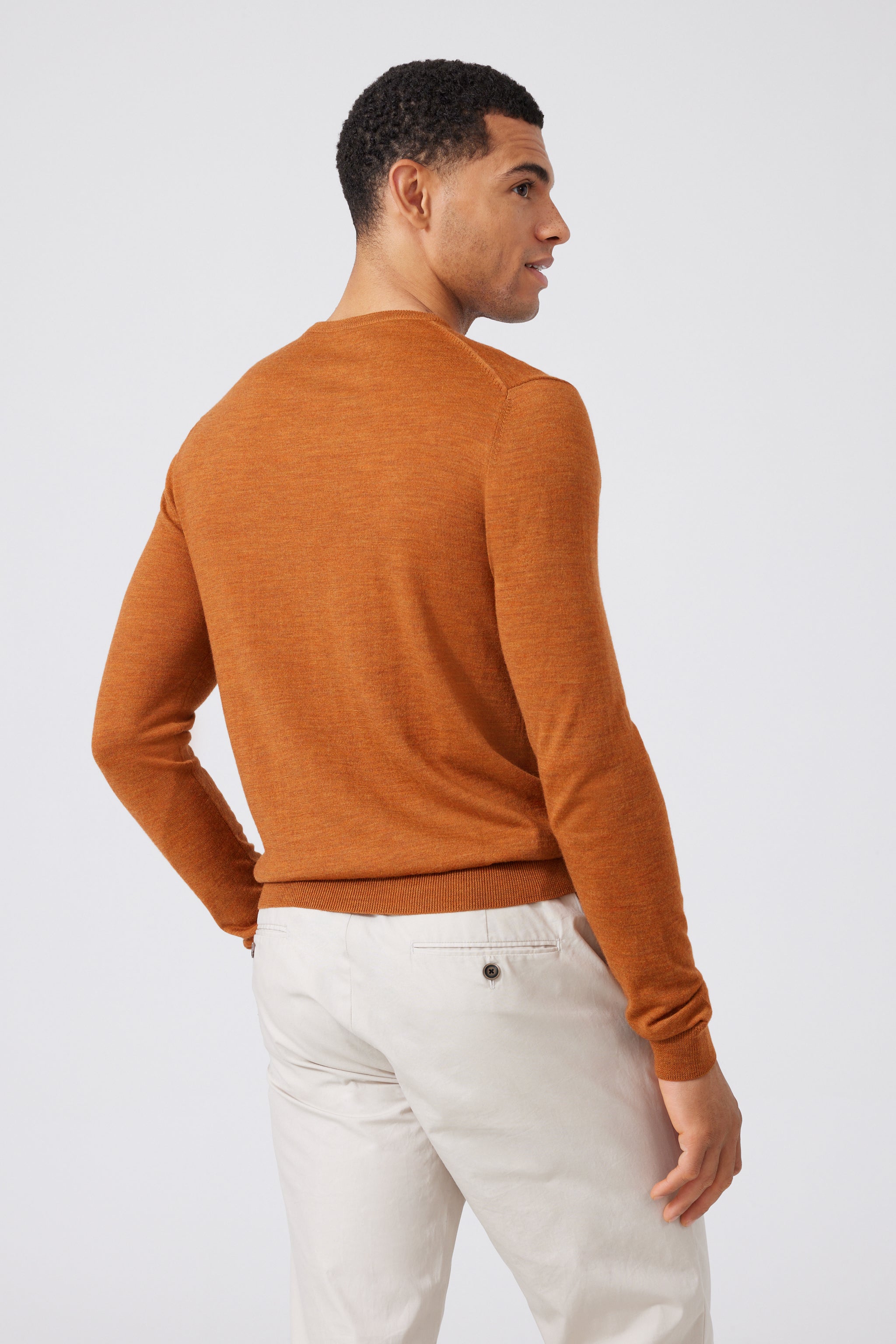 Extra Fine Merino Wool Round Neck Sweater