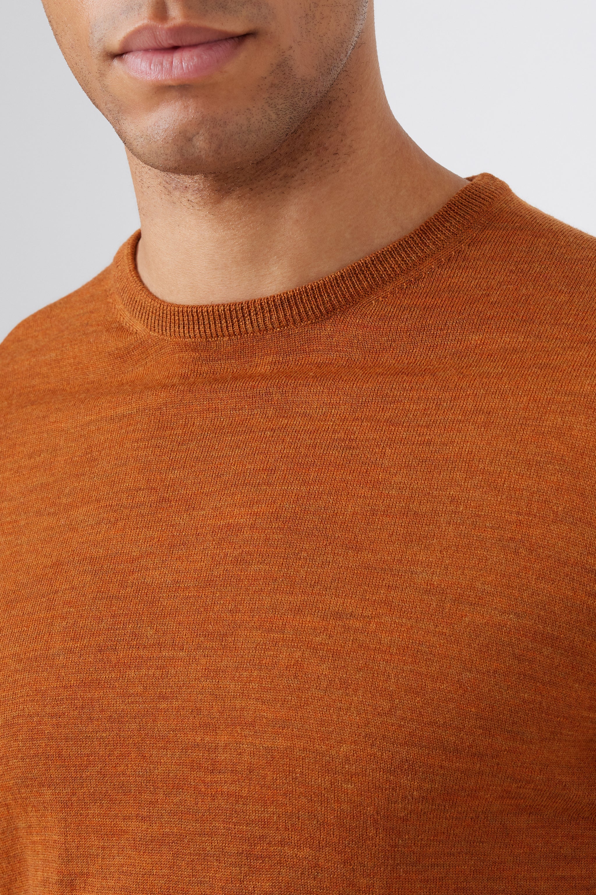 Extra Fine Merino Wool Round Neck Sweater