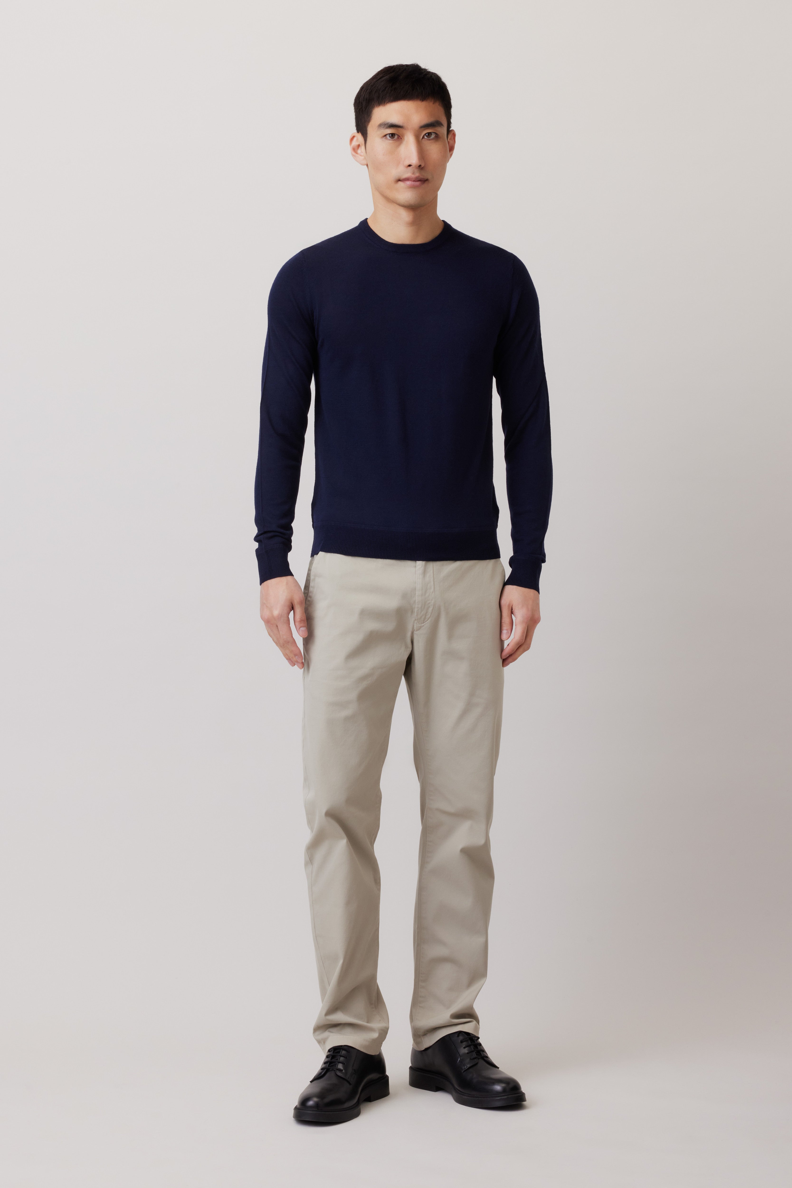 Extra Fine Merino Wool Round Neck Sweater