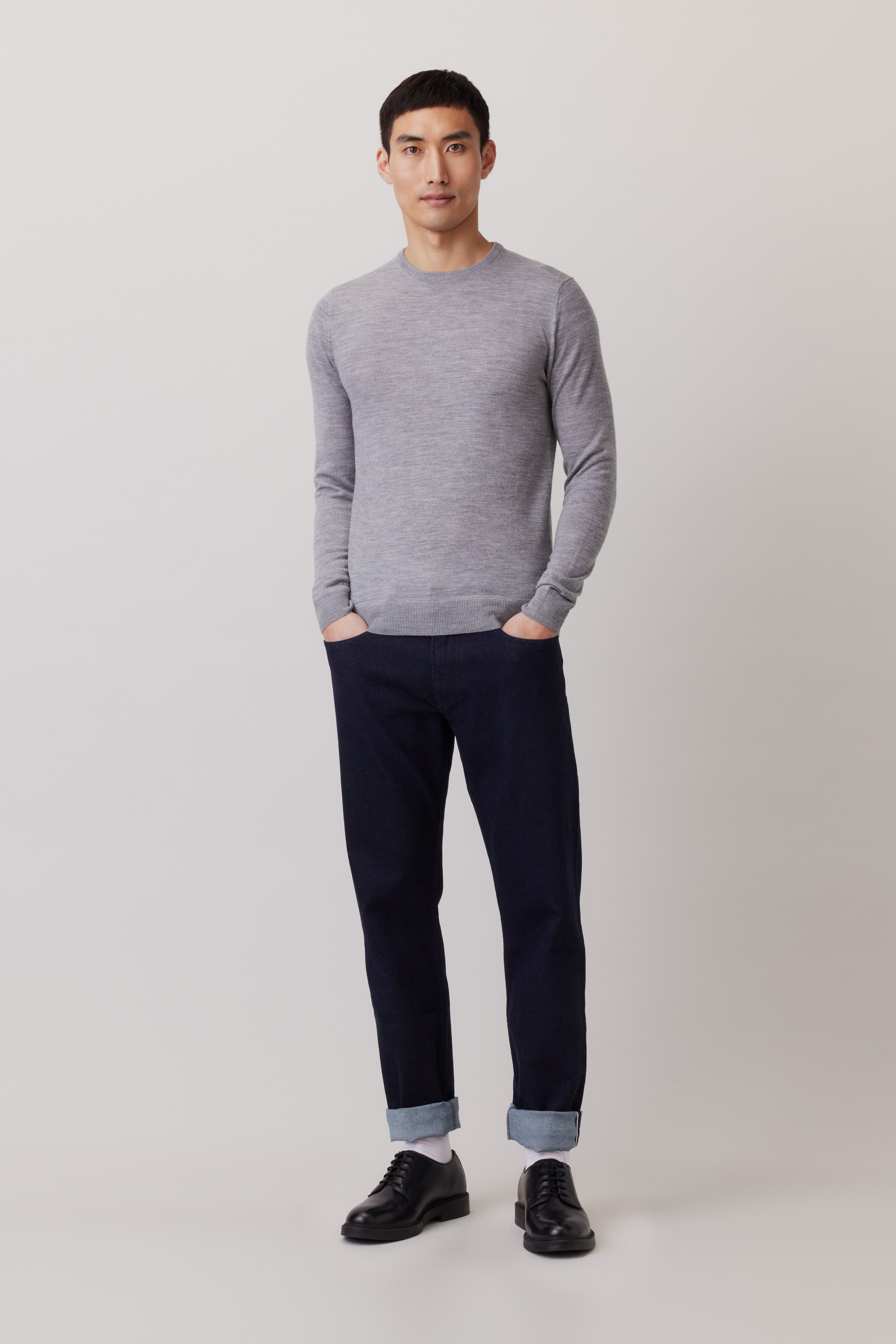 Extra Fine Merino Wool Round Neck Sweater