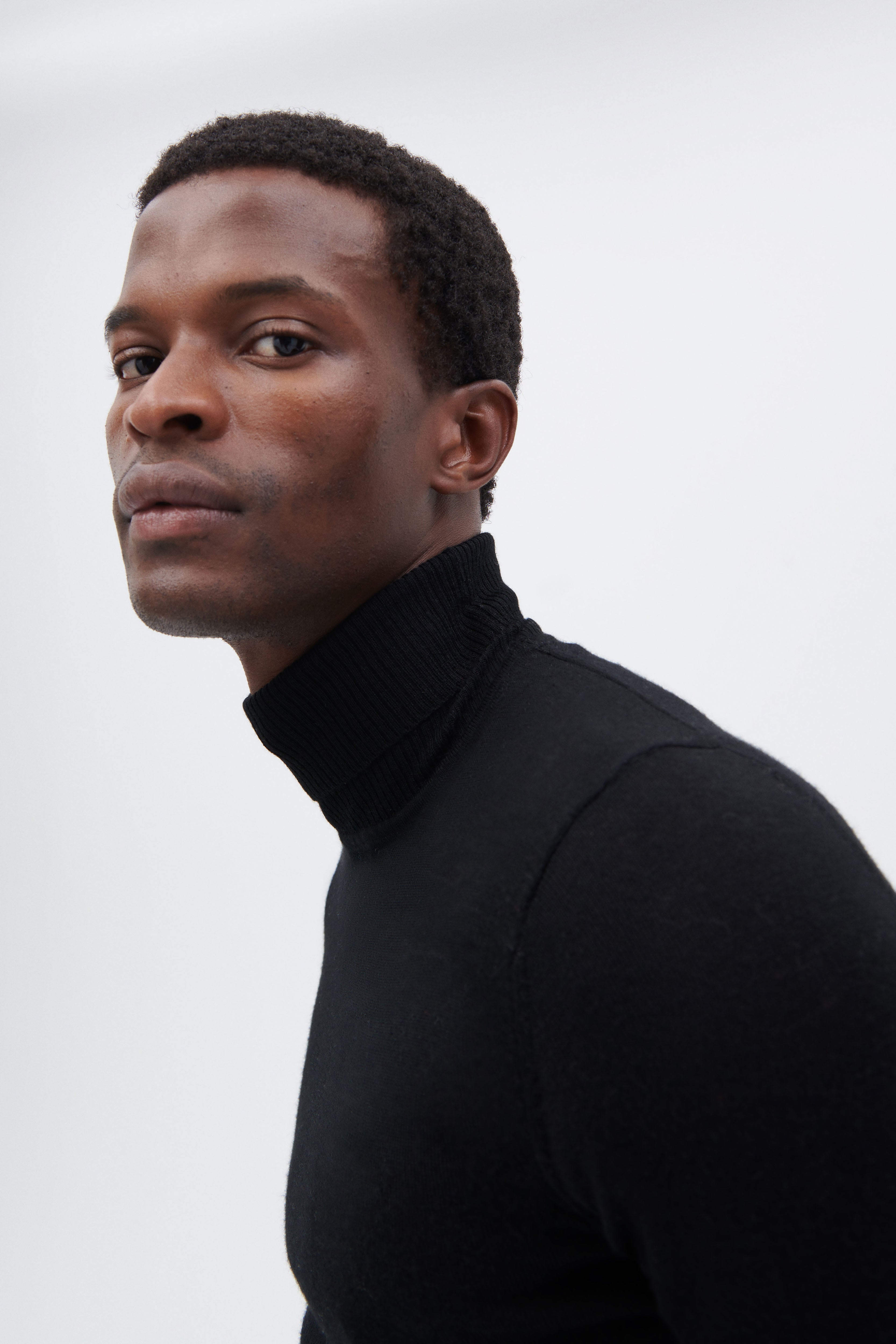 Extra Fine Merino Wool Turtleneck Sweater