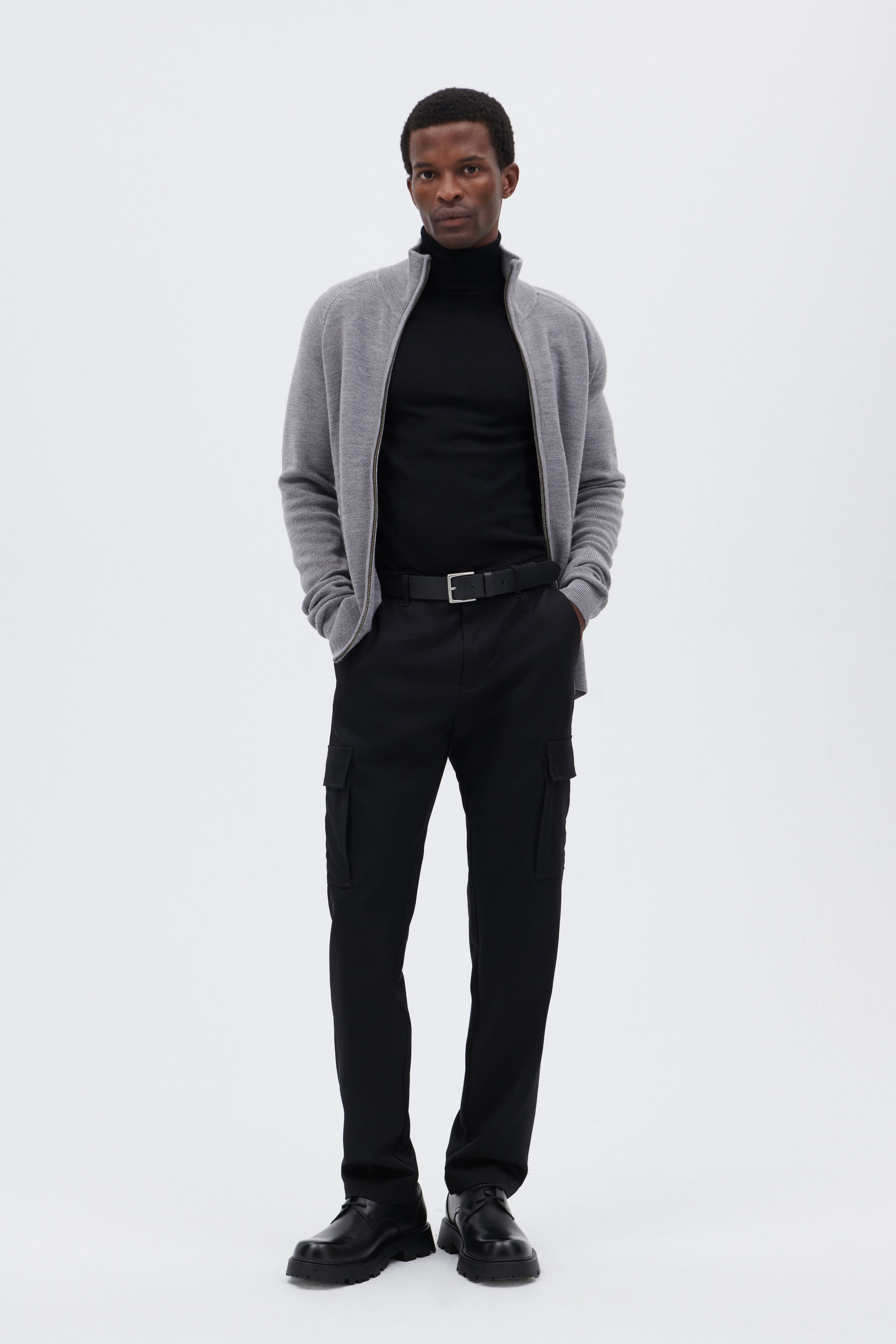 Extra Fine Merino Wool Turtleneck Sweater