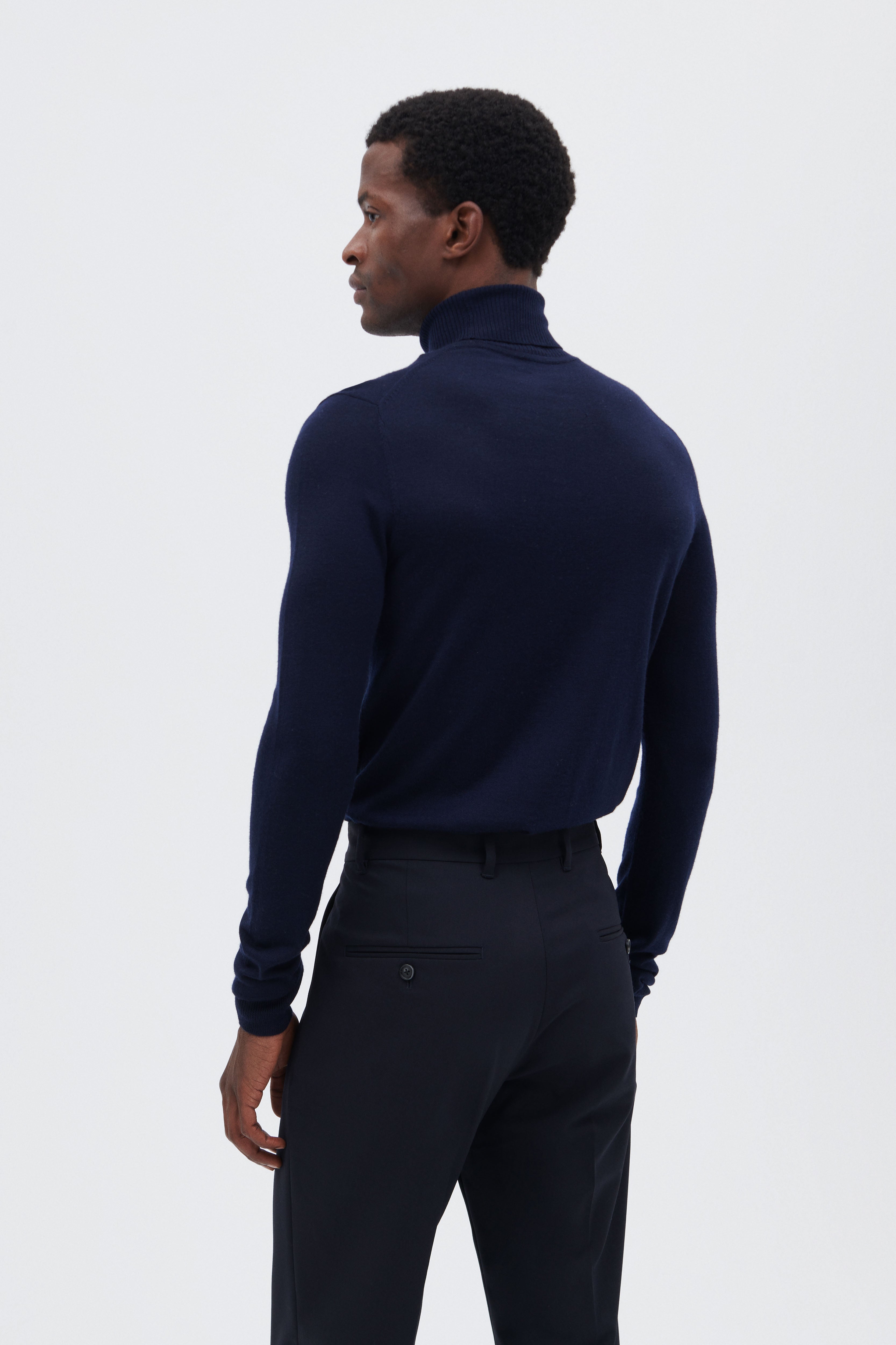 Extra Fine Merino Wool Turtleneck Sweater