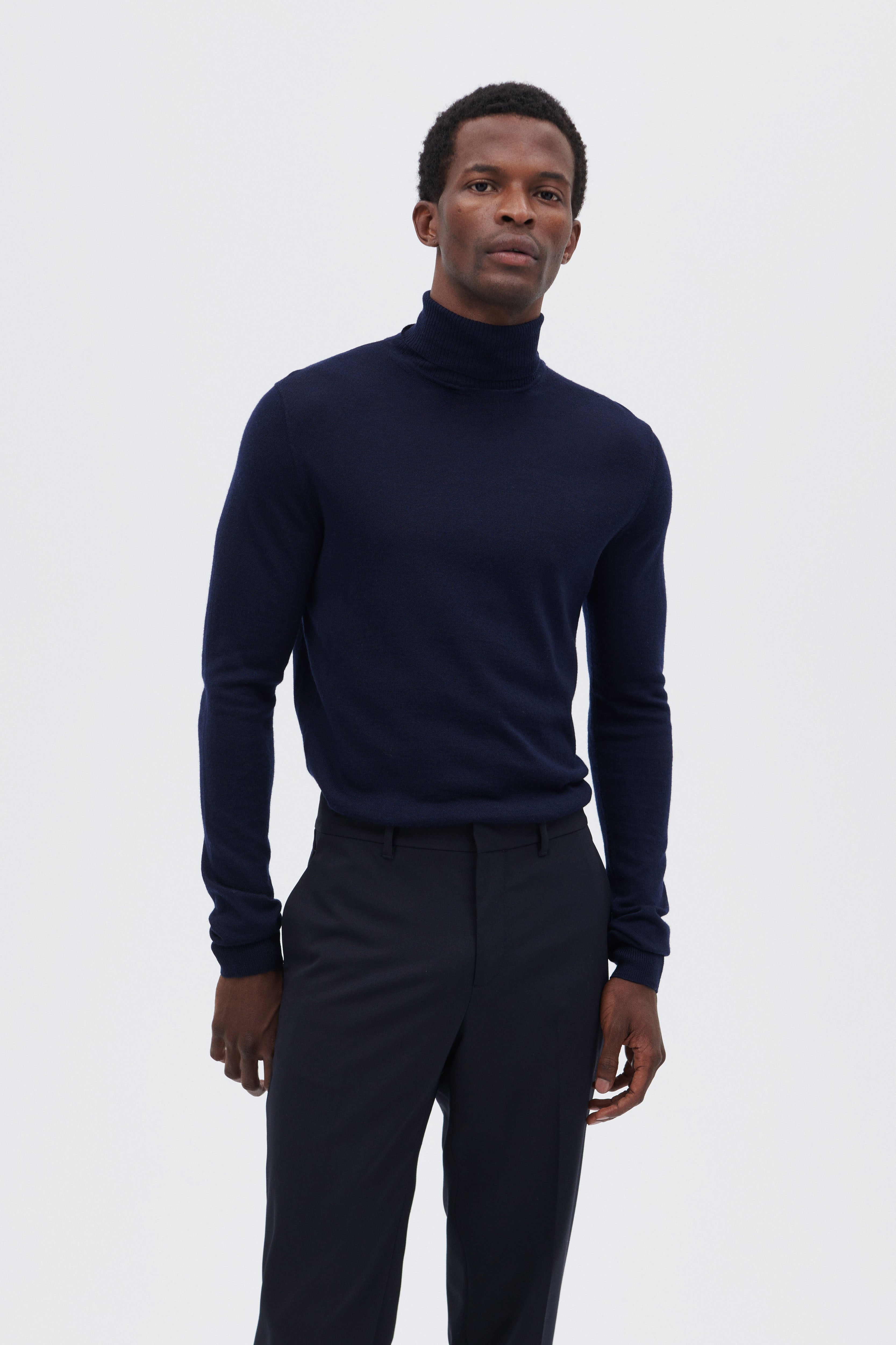 Extra Fine Merino Wool Turtleneck Sweater