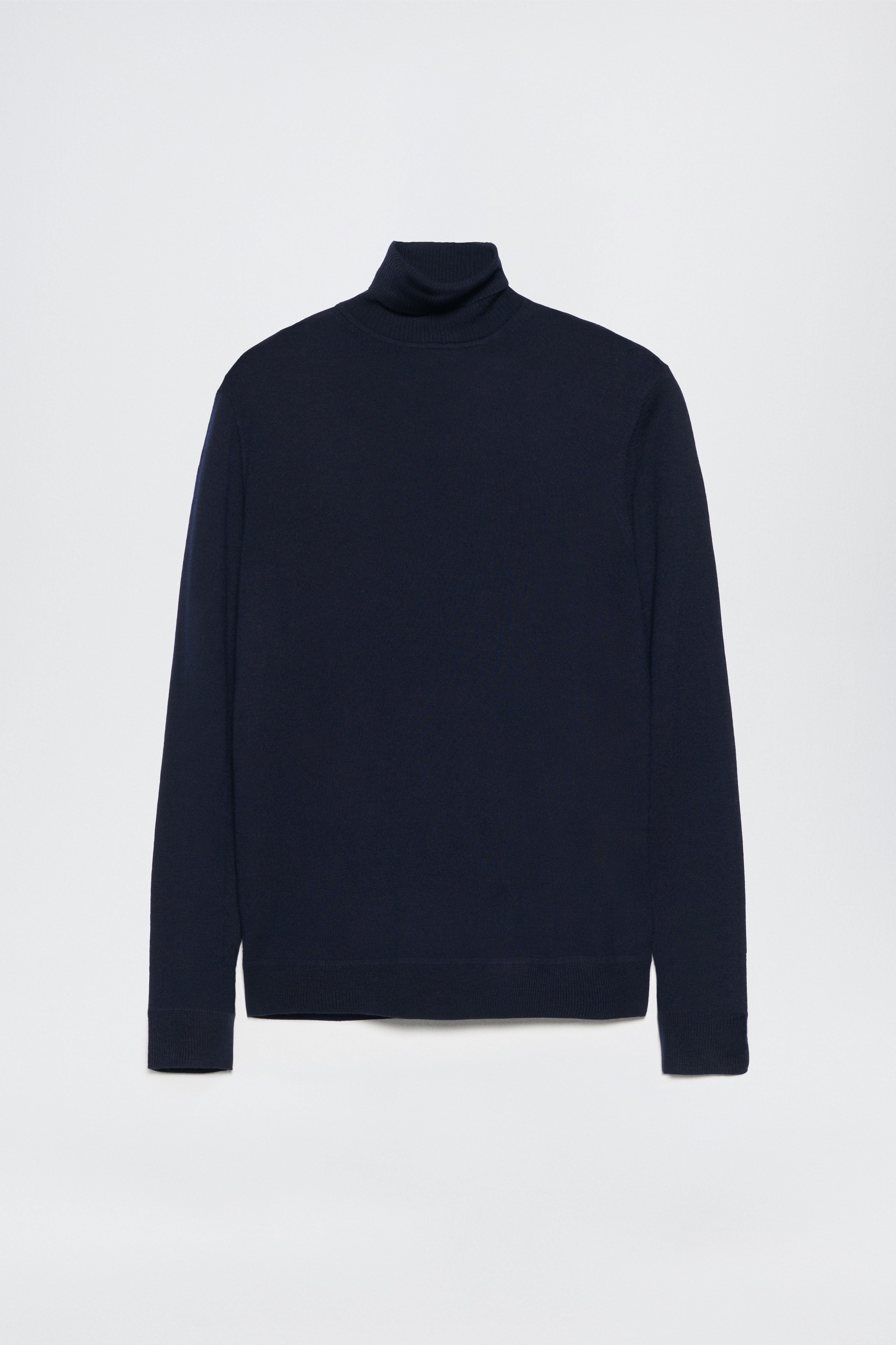 Extra Fine Merino Wool Turtleneck Sweater