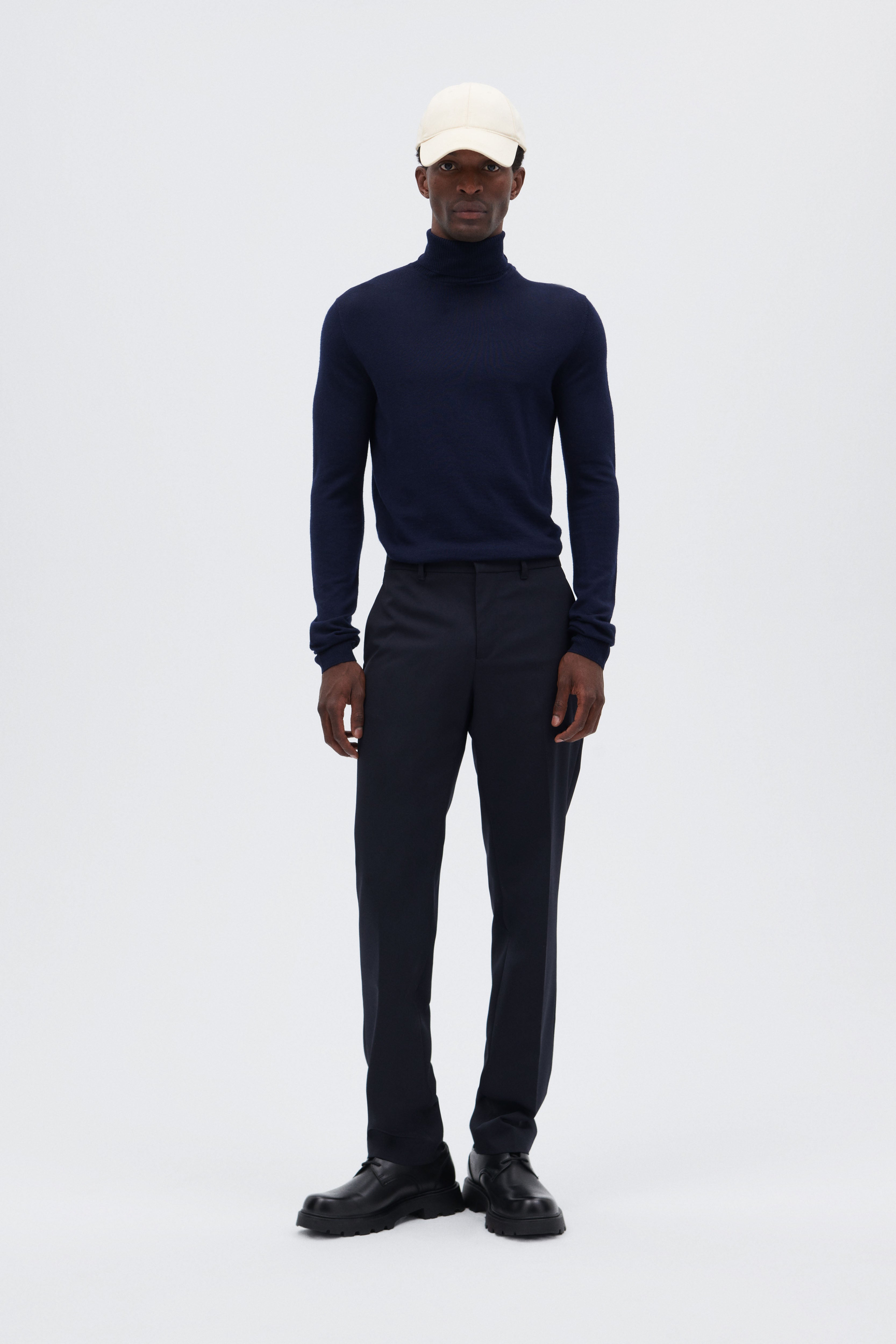 Extra Fine Merino Wool Turtleneck Sweater