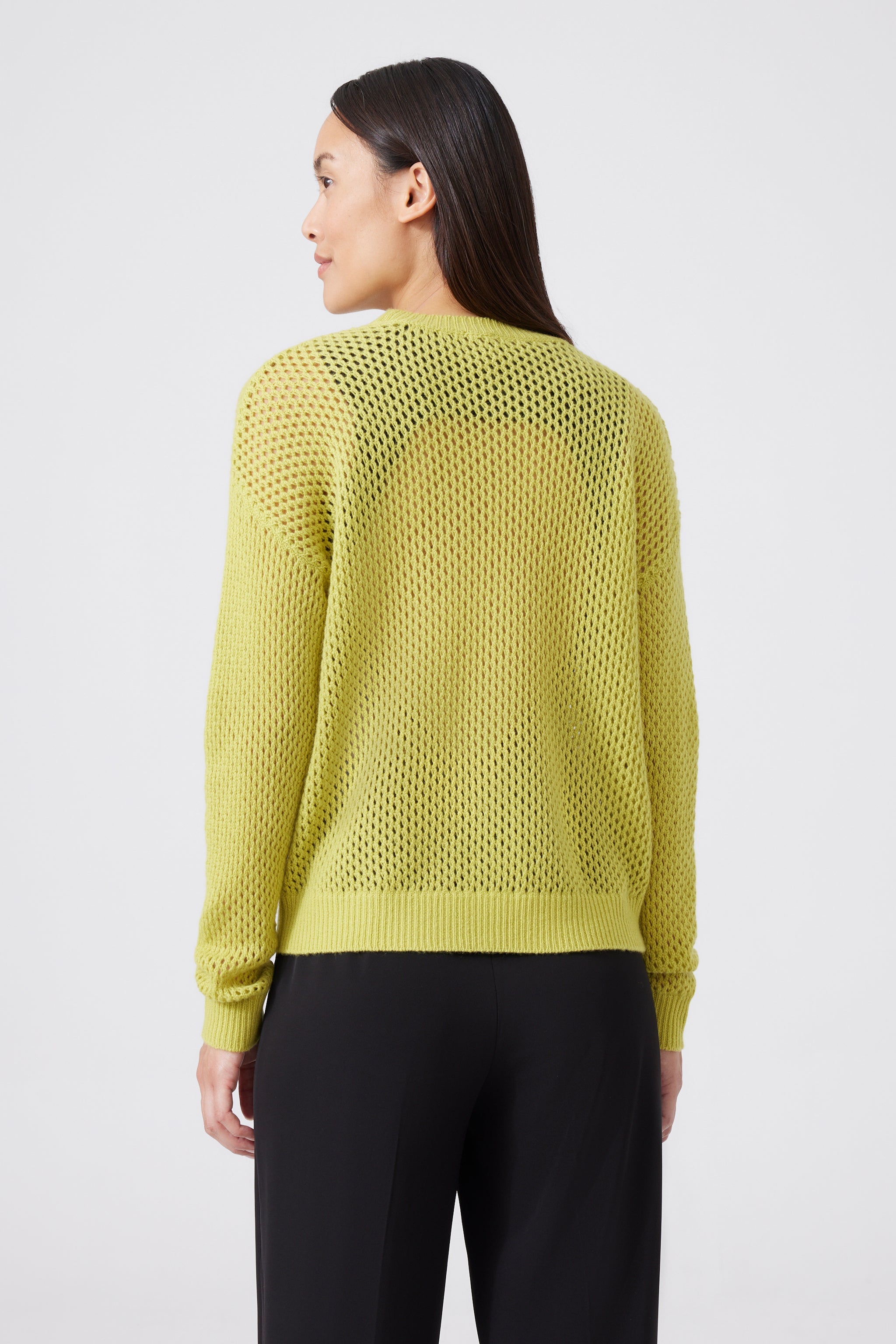 Crochet-Pullover aus Cashmere