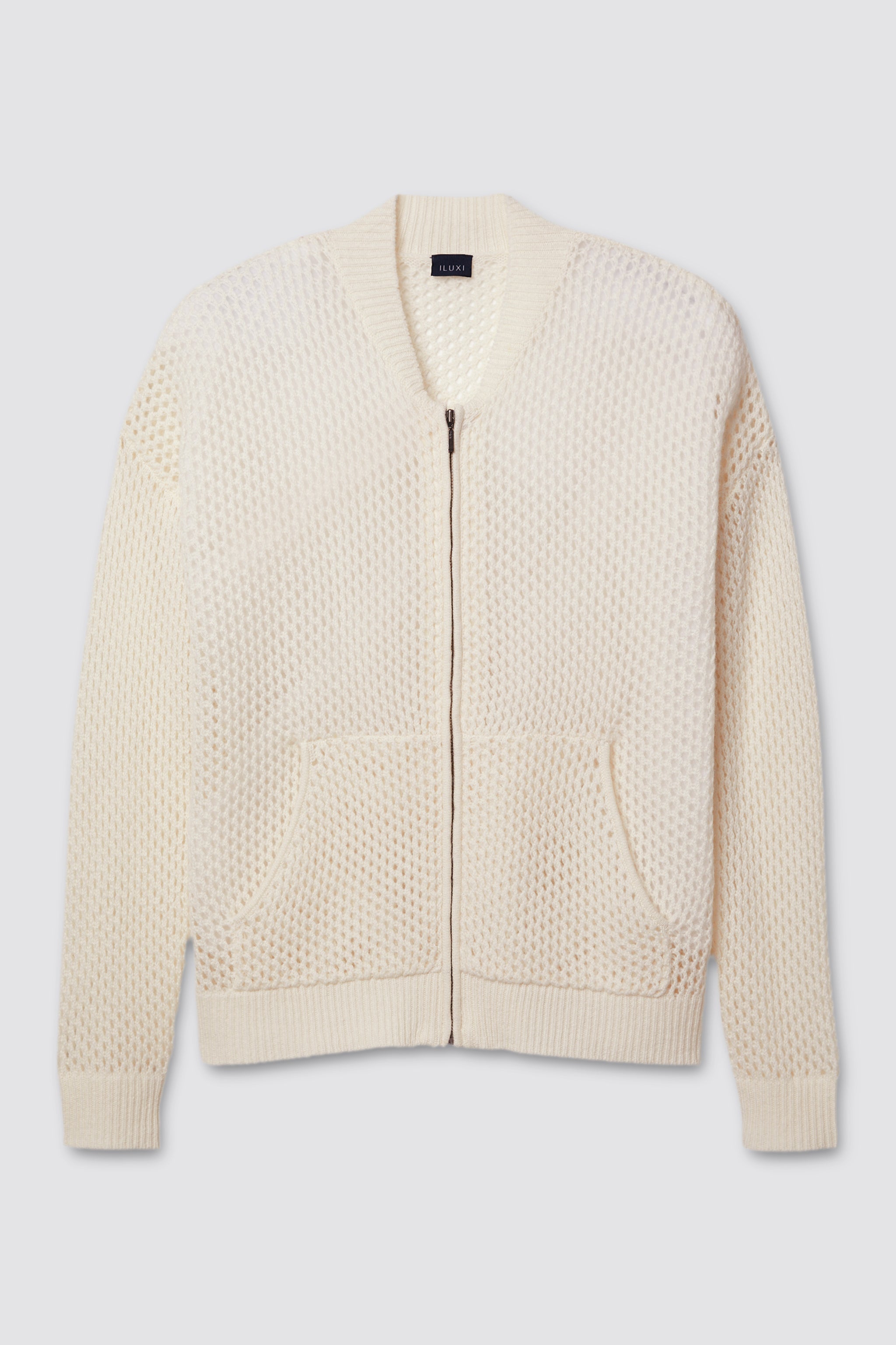 Cashmere Bomber Cardigan