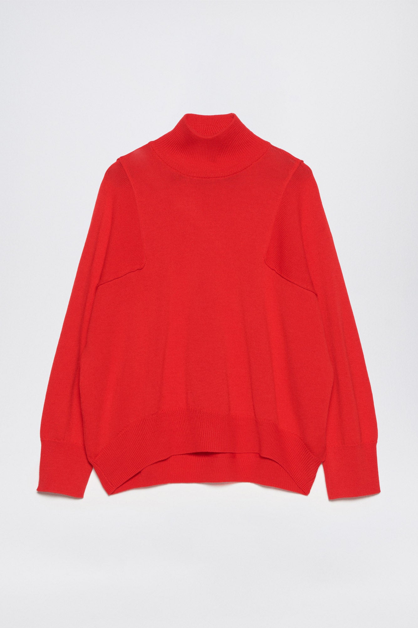 Extra Fine Merino Wool Turtleneck Pullover