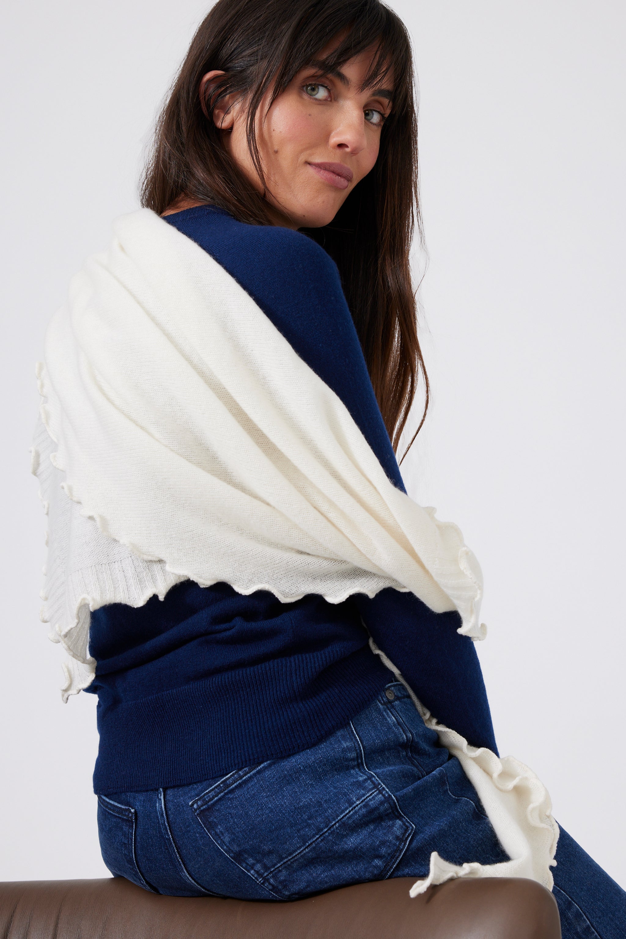 Cashmere Triangular Scarf