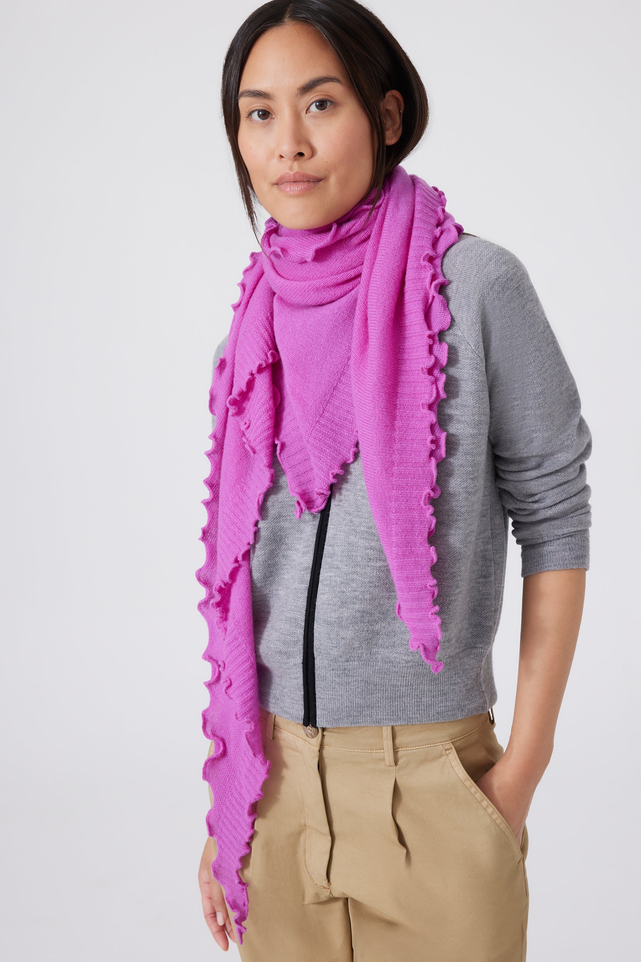 Cashmere Triangular Scarf