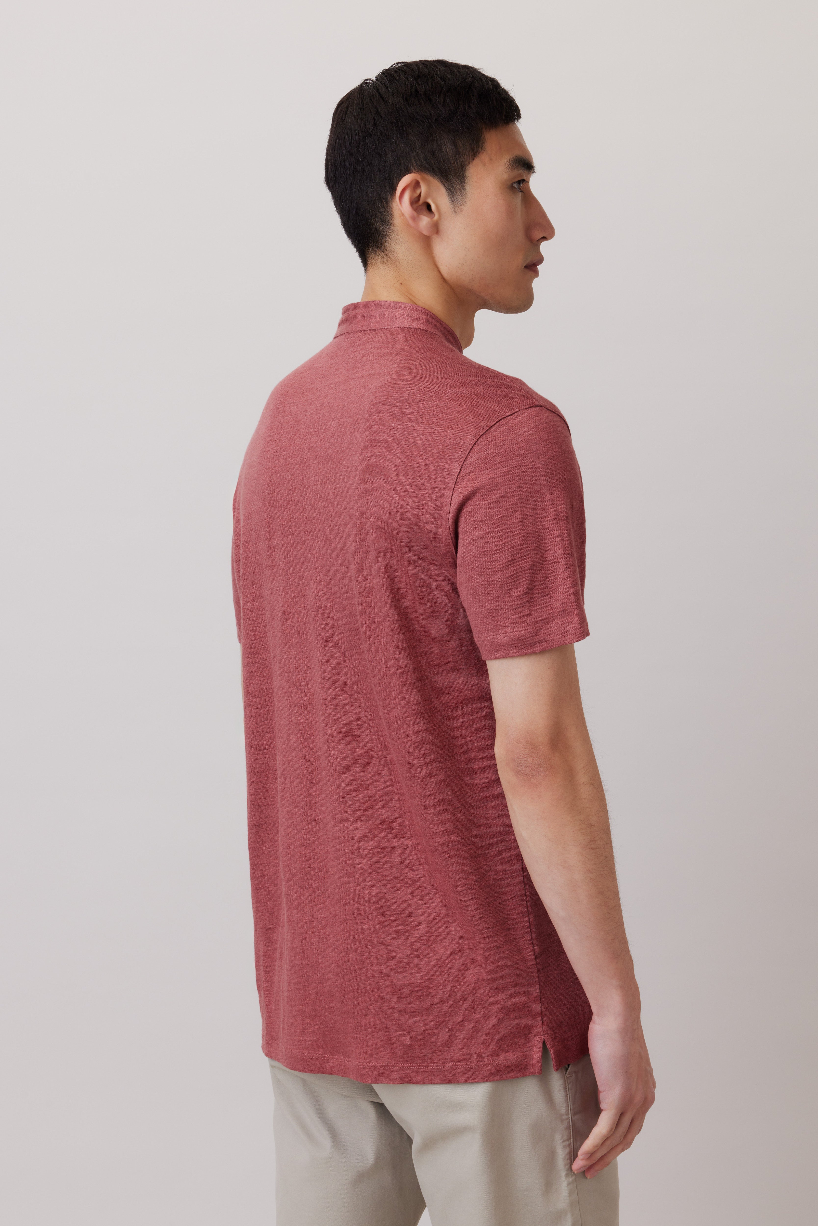 T-Shirt with Stand-up Collar