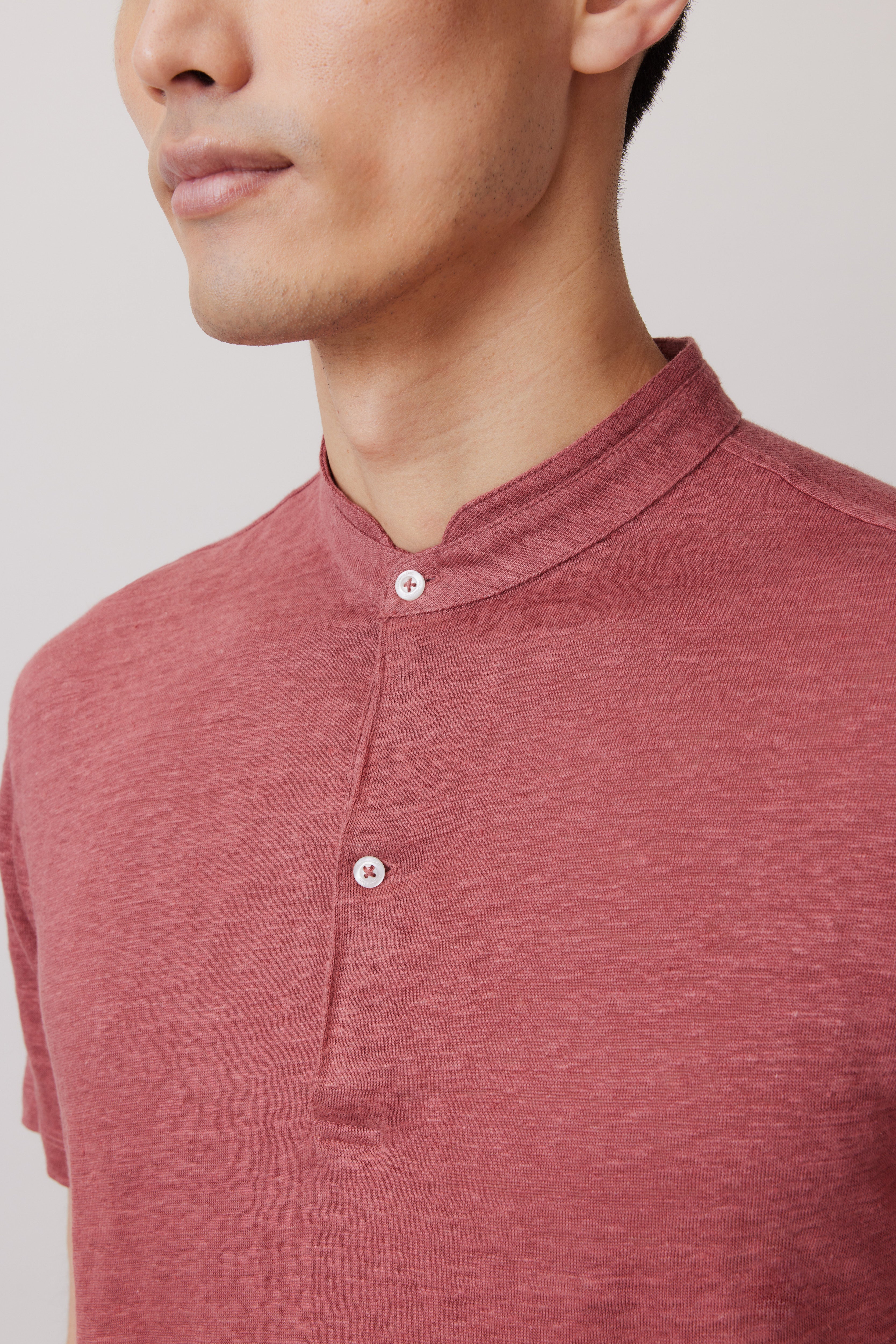 T-Shirt with Stand-up Collar