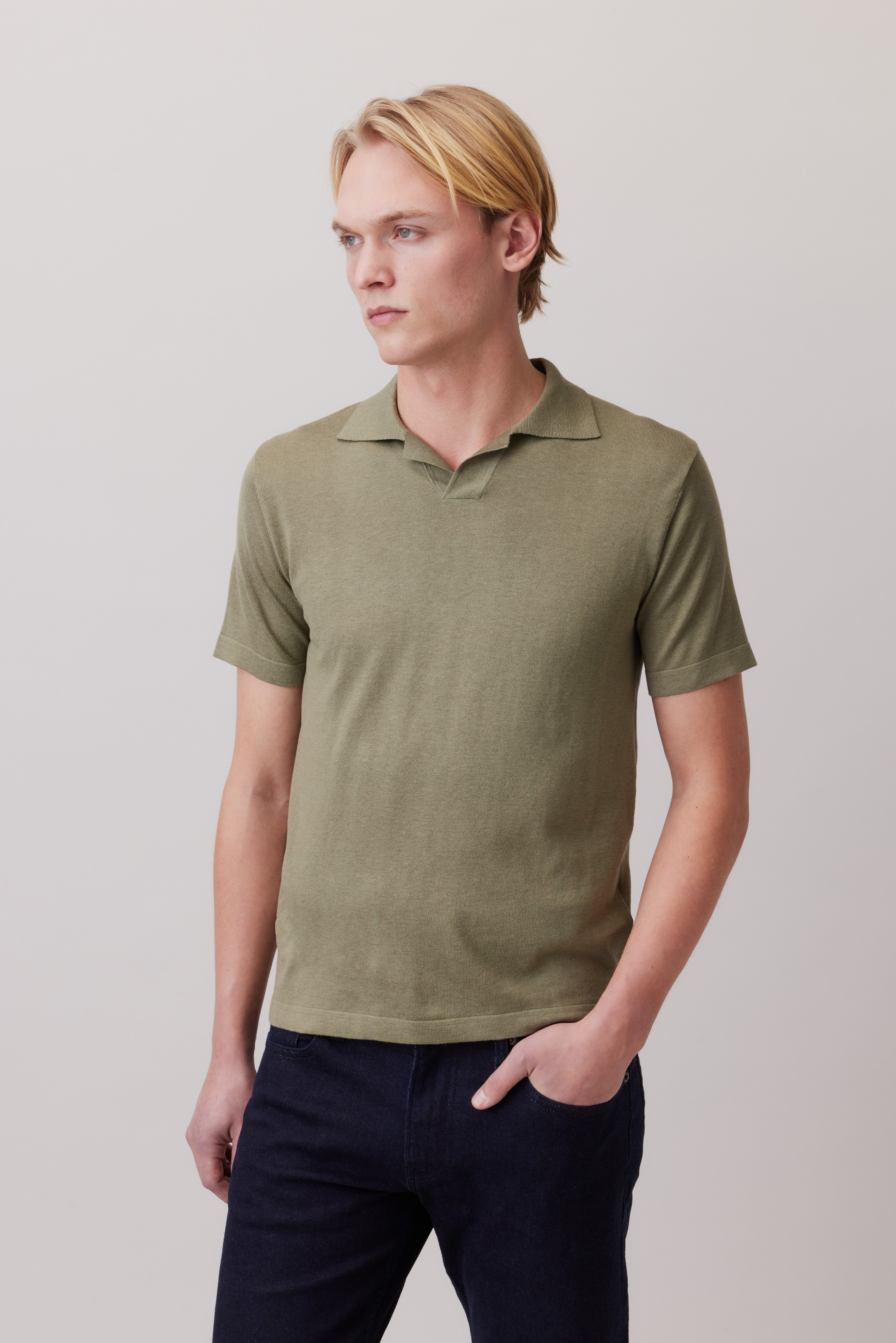 Knitted Polo Shirt