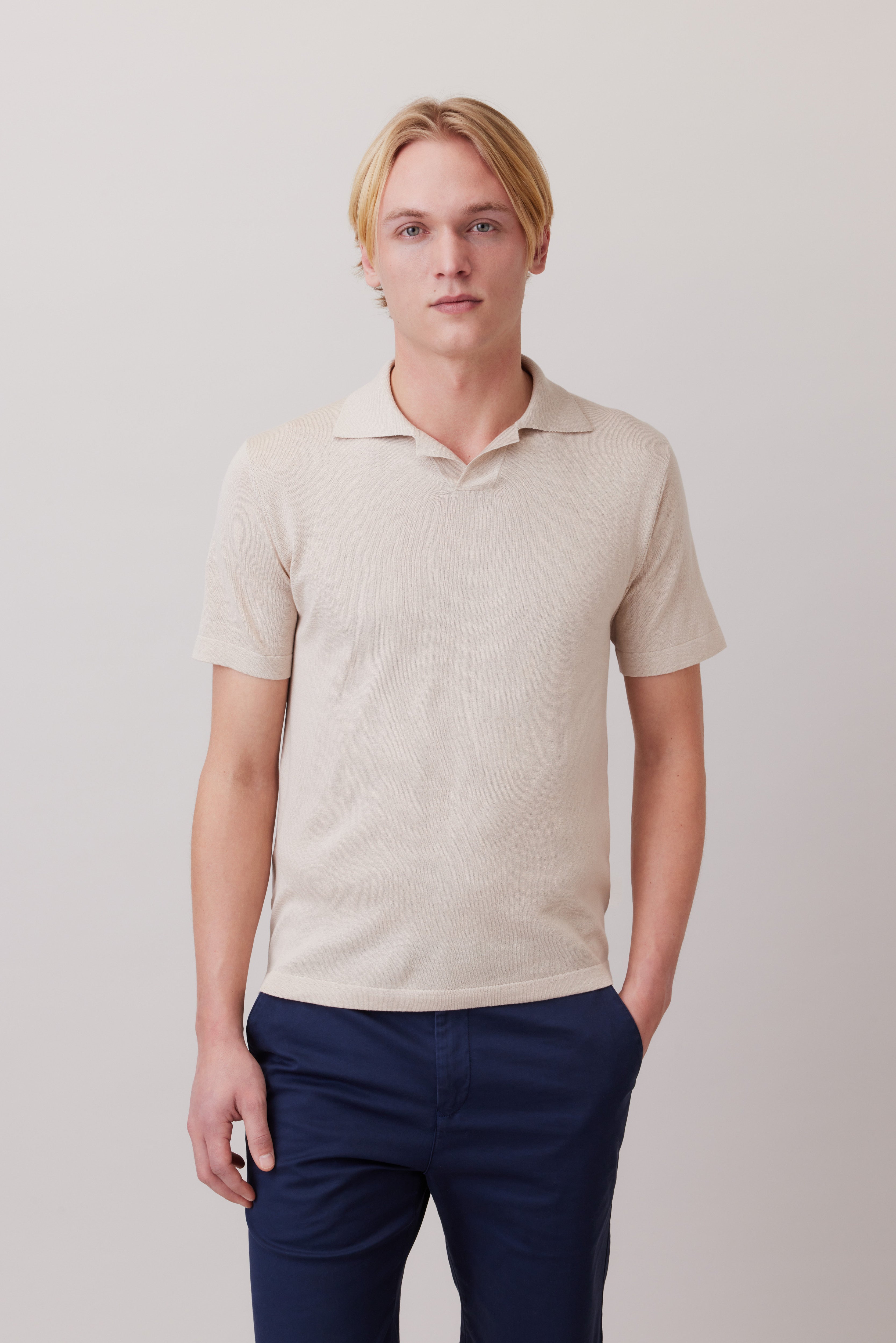 Knitted Polo Shirt