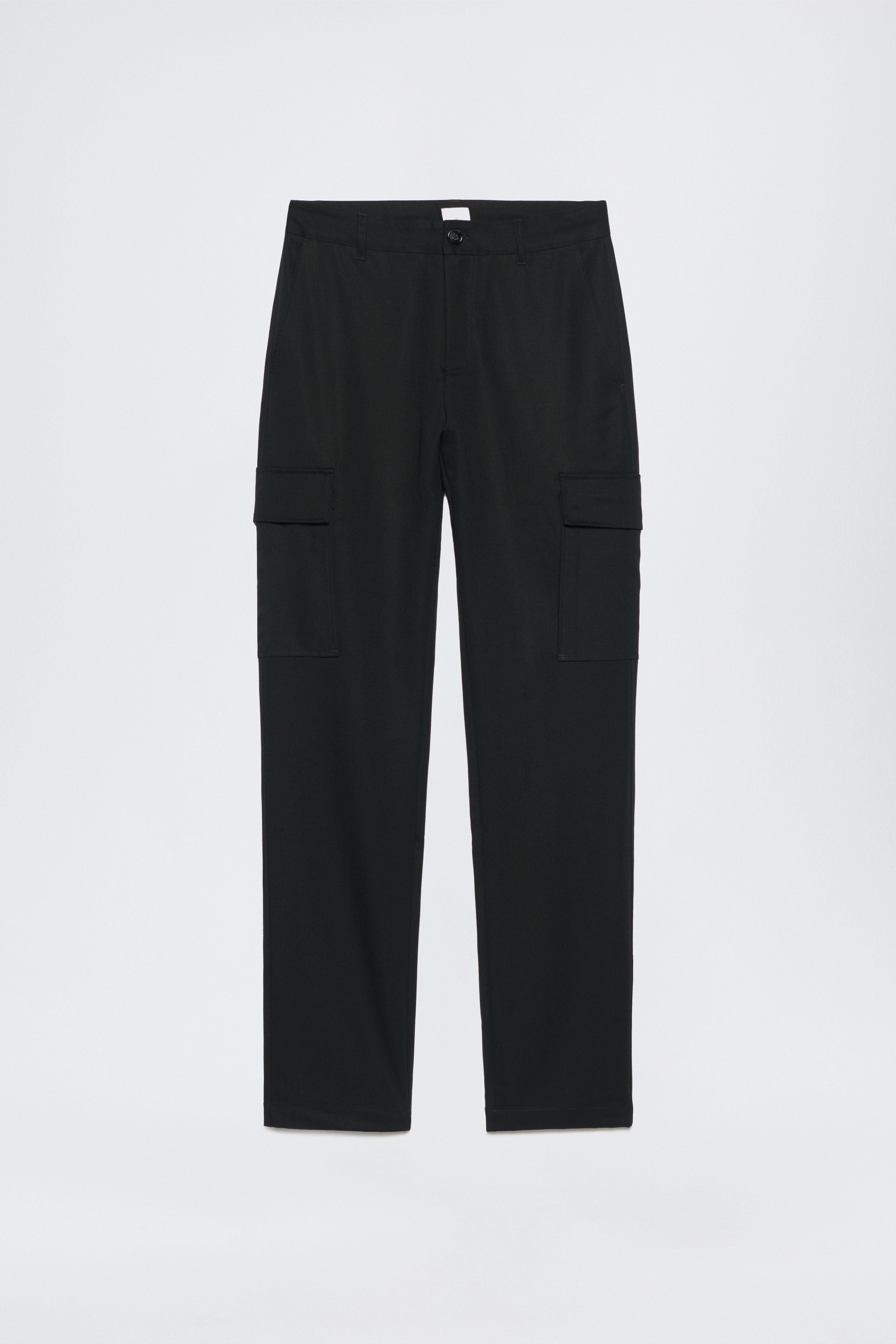 Virgin Wool Cargo Pants