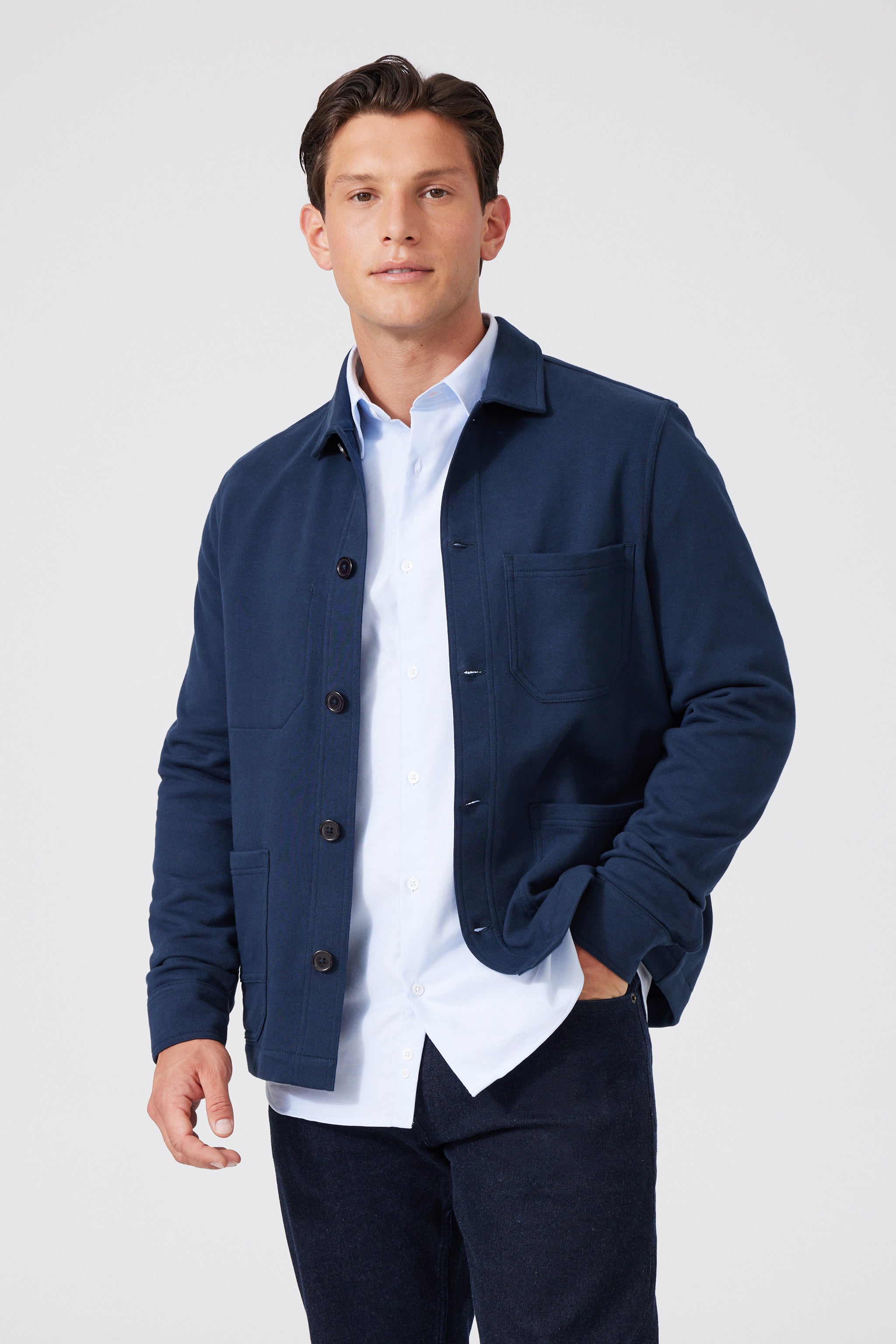 Bio-Baumwoll Overshirt/Hemdjacke