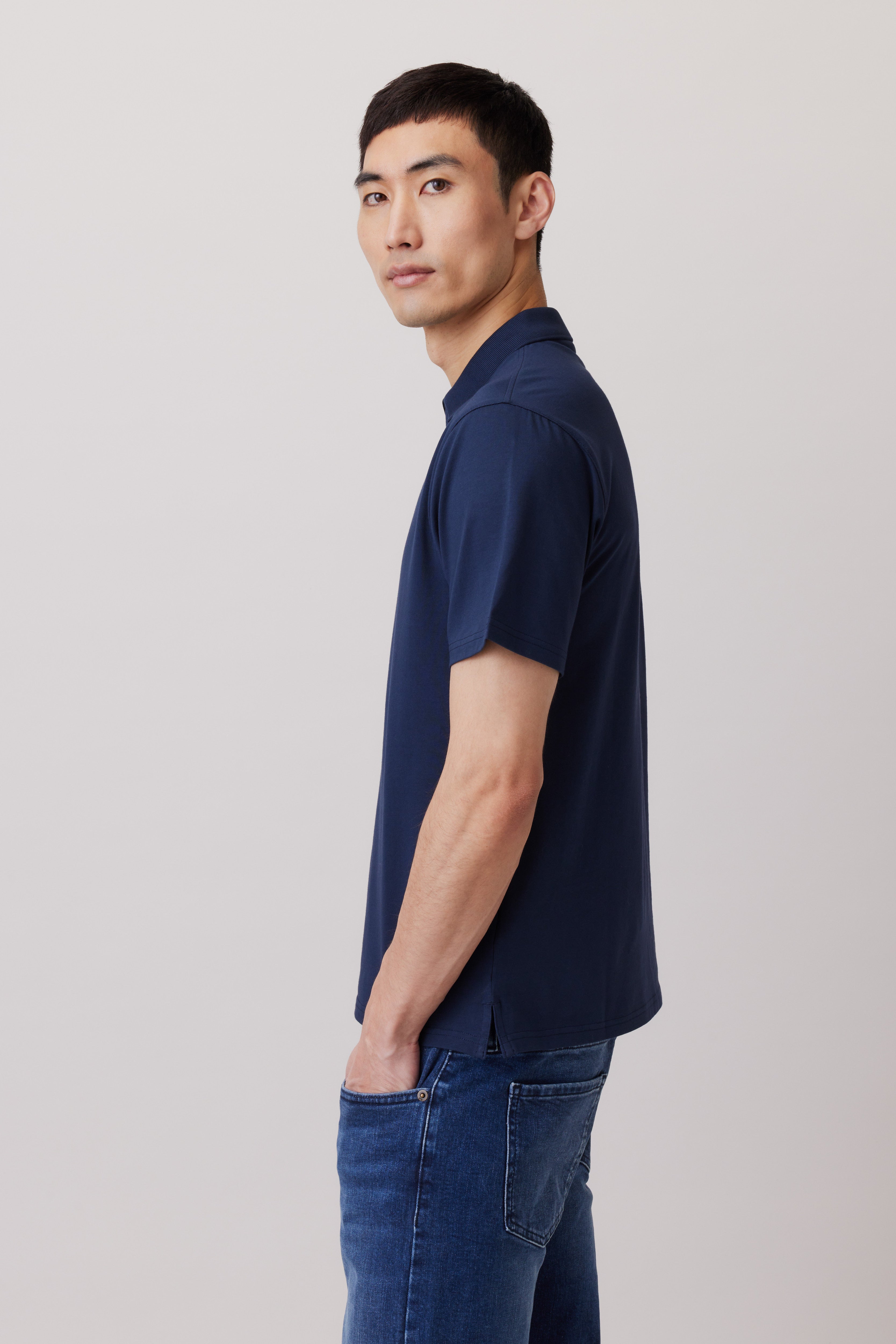 Polo-Shirt mit Pima-Baumwolle