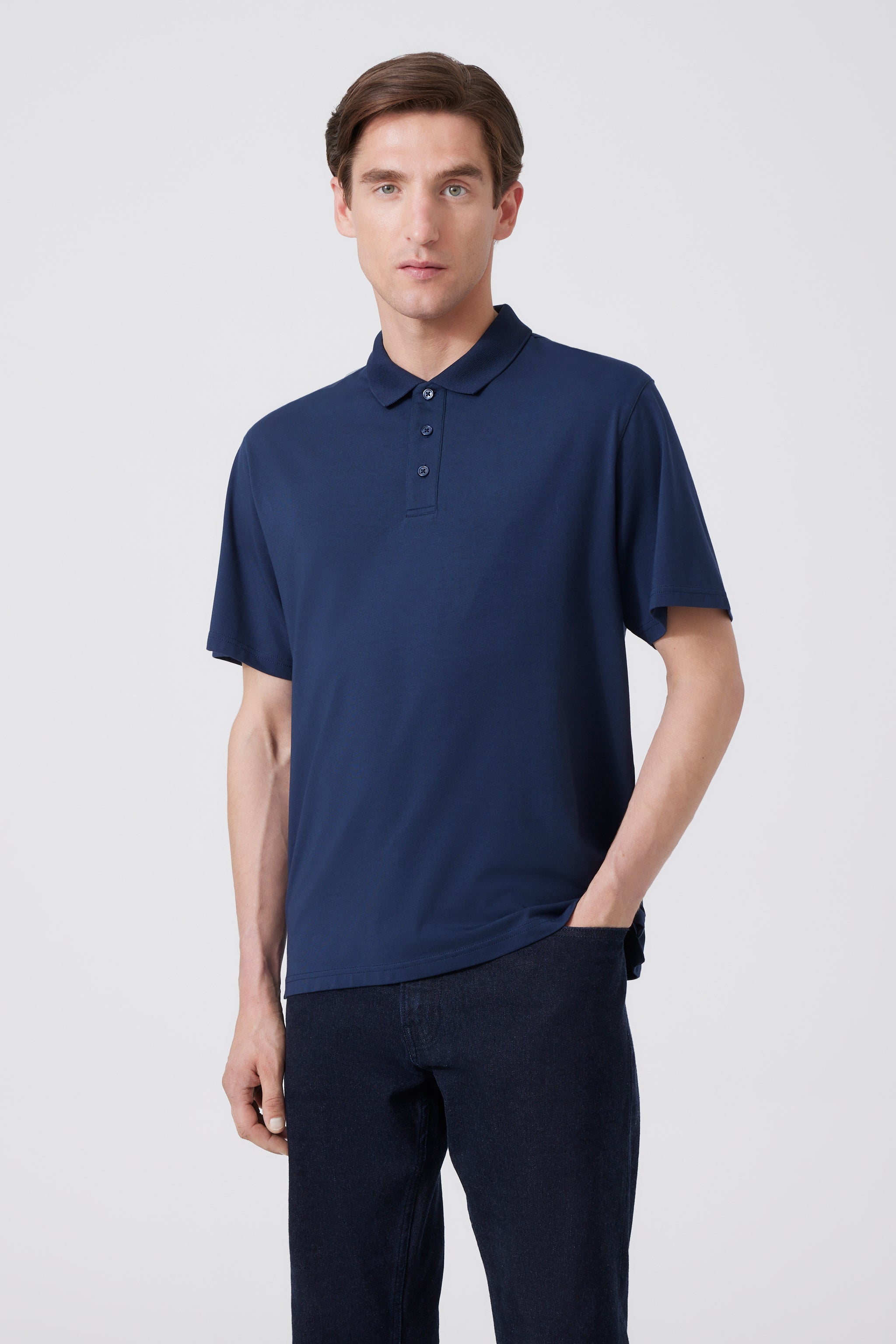 Polo-Shirt mit Pima-Baumwolle