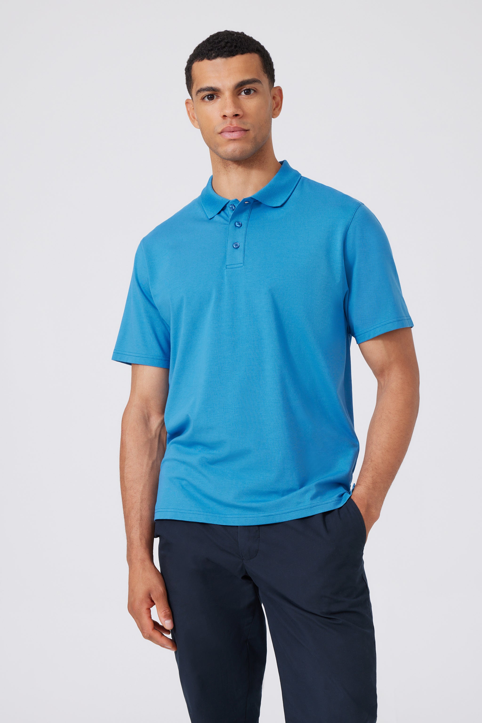 Polo-Shirt mit Pima-Baumwolle