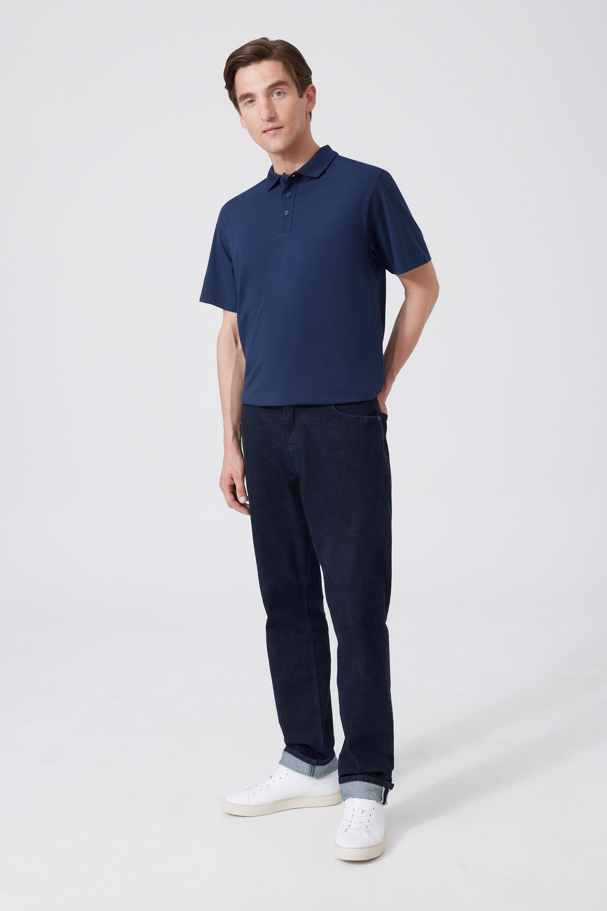 Polo-Shirt mit Pima-Baumwolle