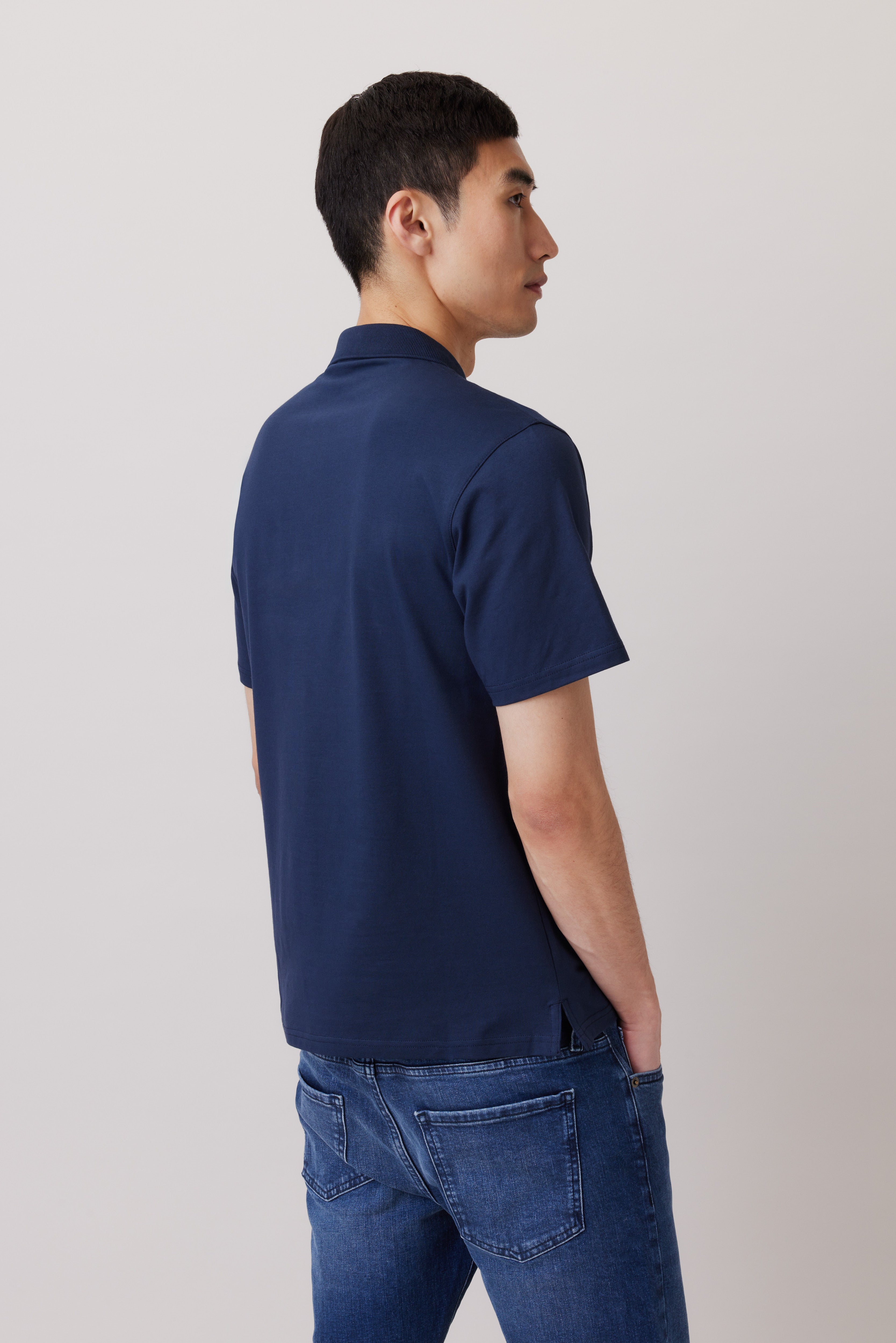 Polo-Shirt mit Pima-Baumwolle