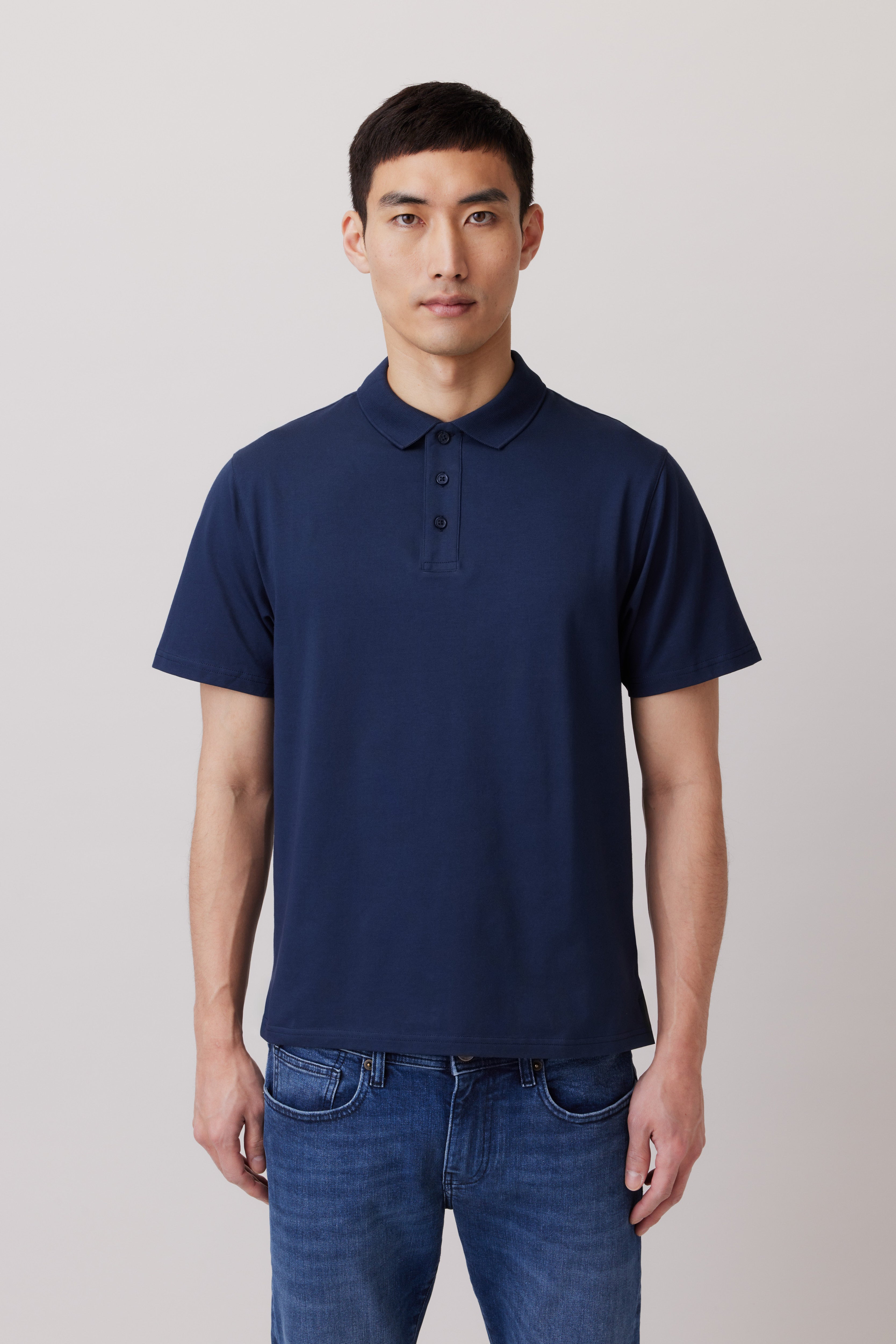 Polo-Shirt mit Pima-Baumwolle