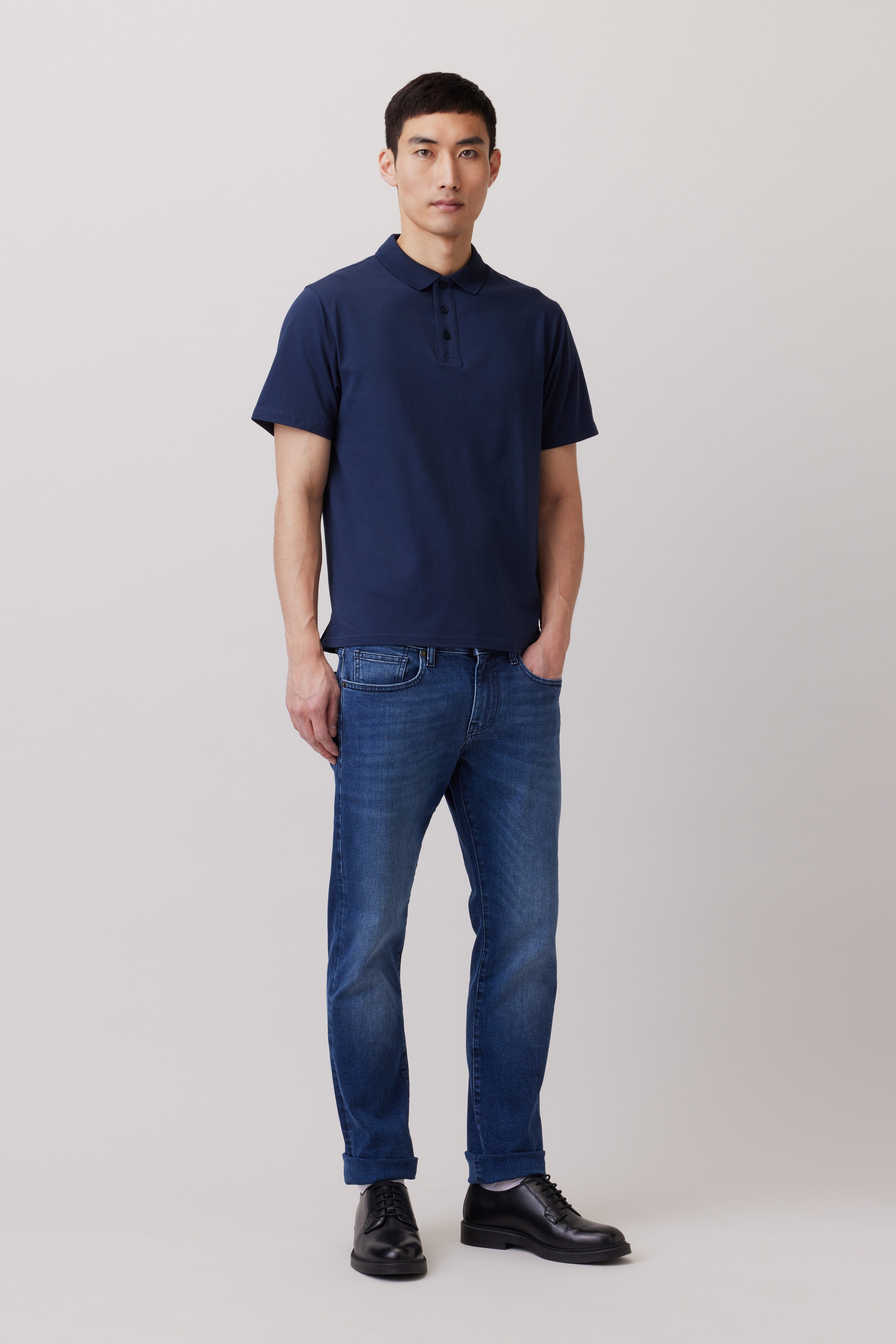 Polo-Shirt mit Pima-Baumwolle