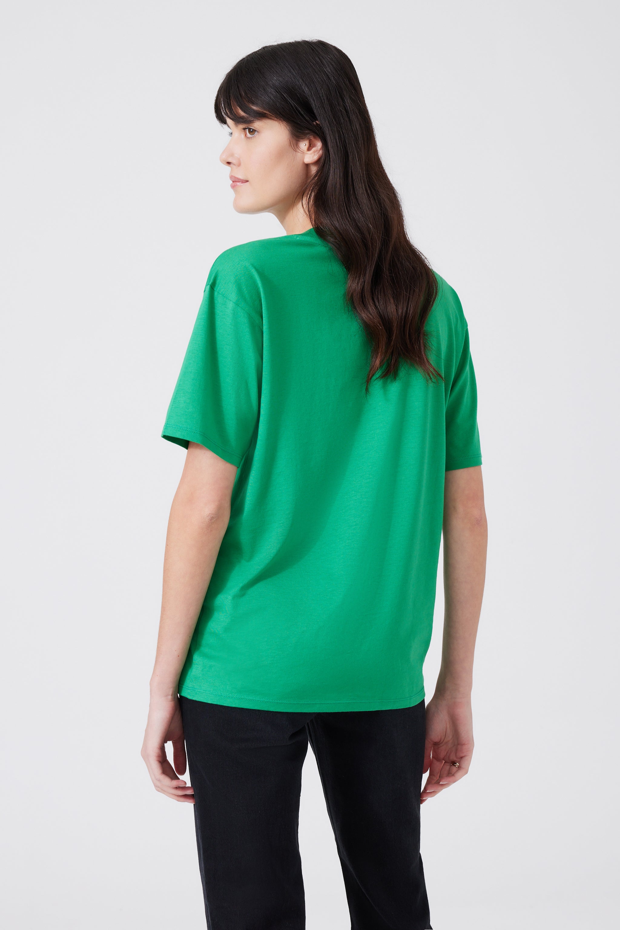 Pima Cotton V-neck T-Shirt 