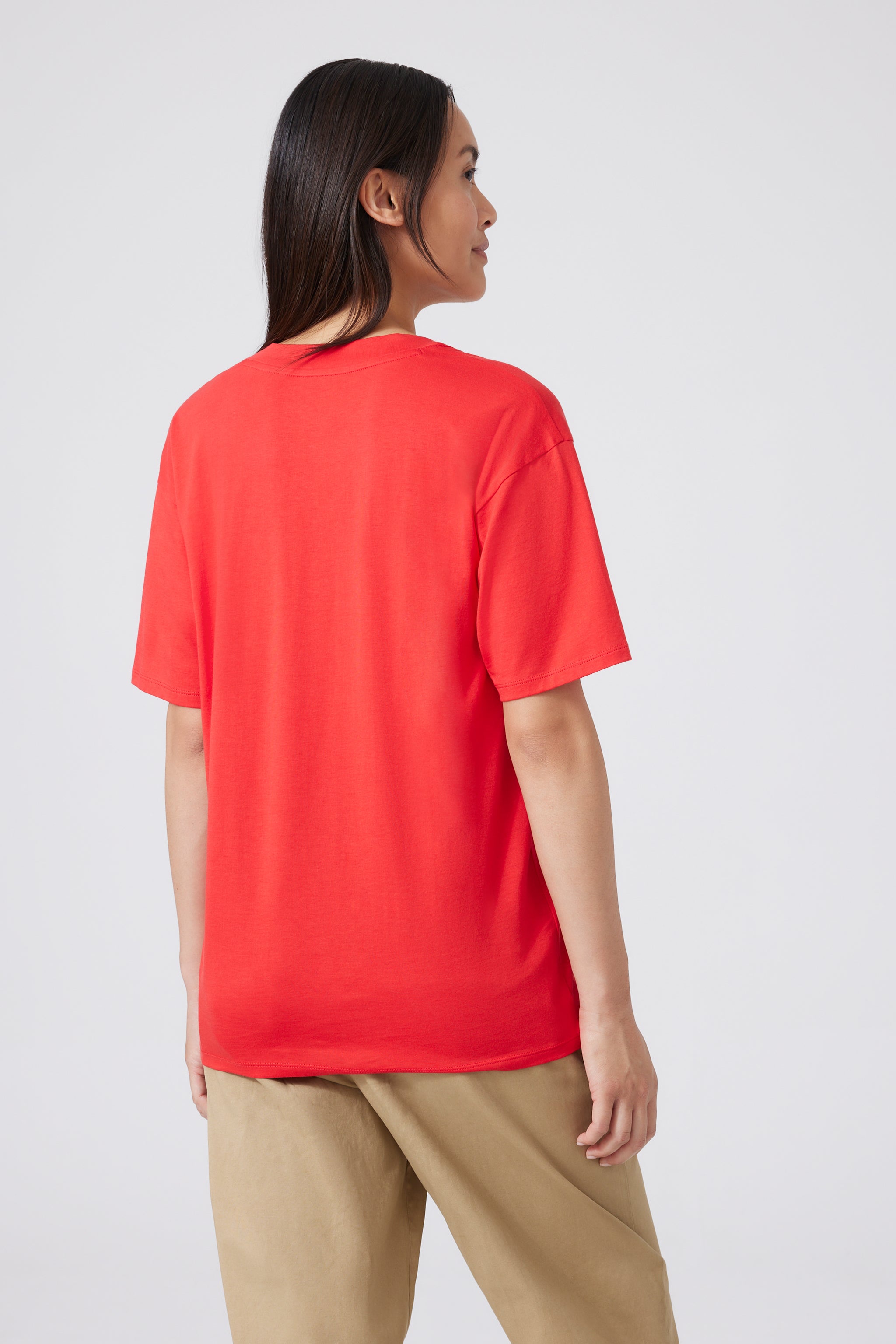 Pima Cotton V-neck T-Shirt 