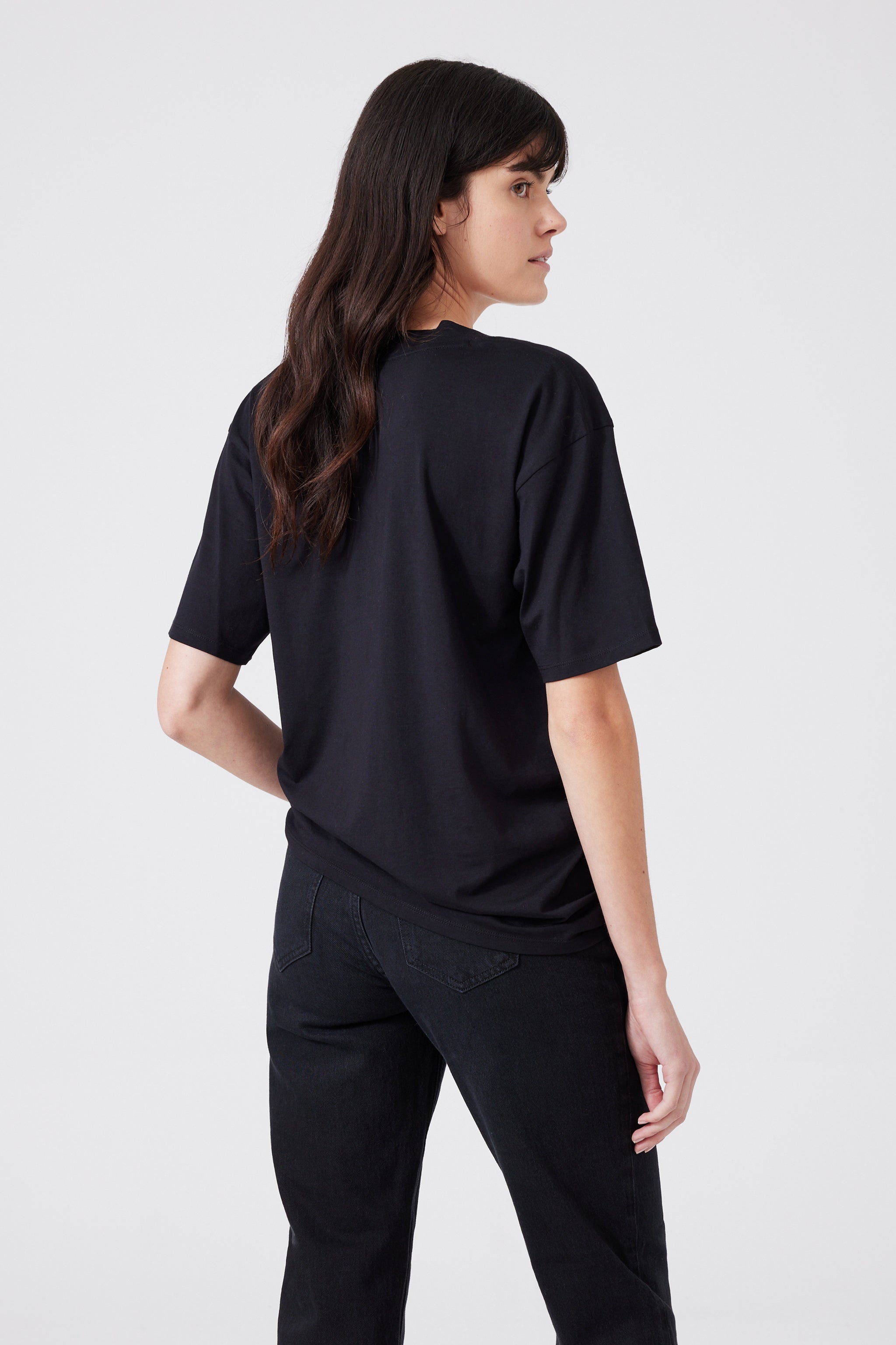 Pima Cotton V-neck T-Shirt 