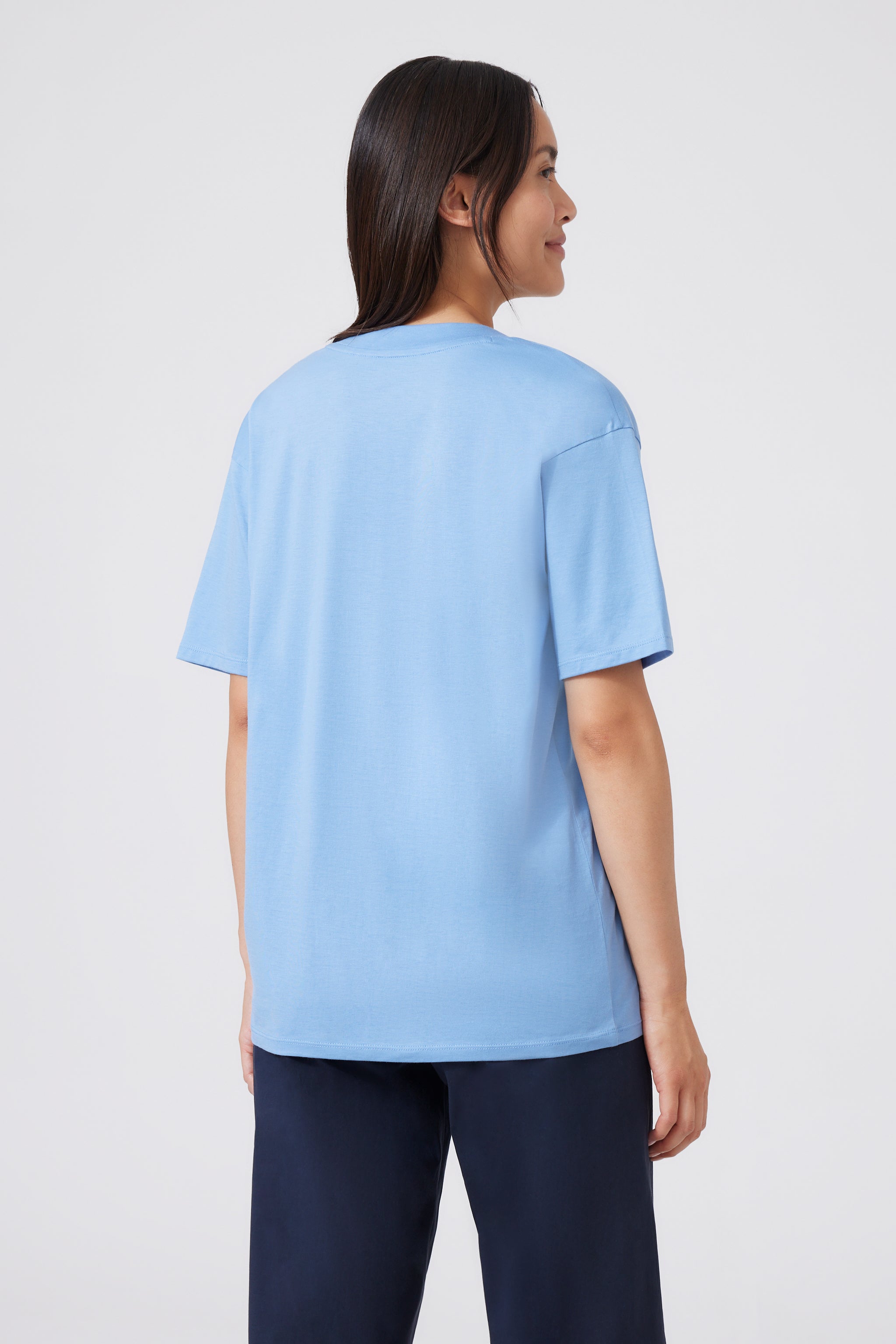 Pima Cotton V-neck T-Shirt 