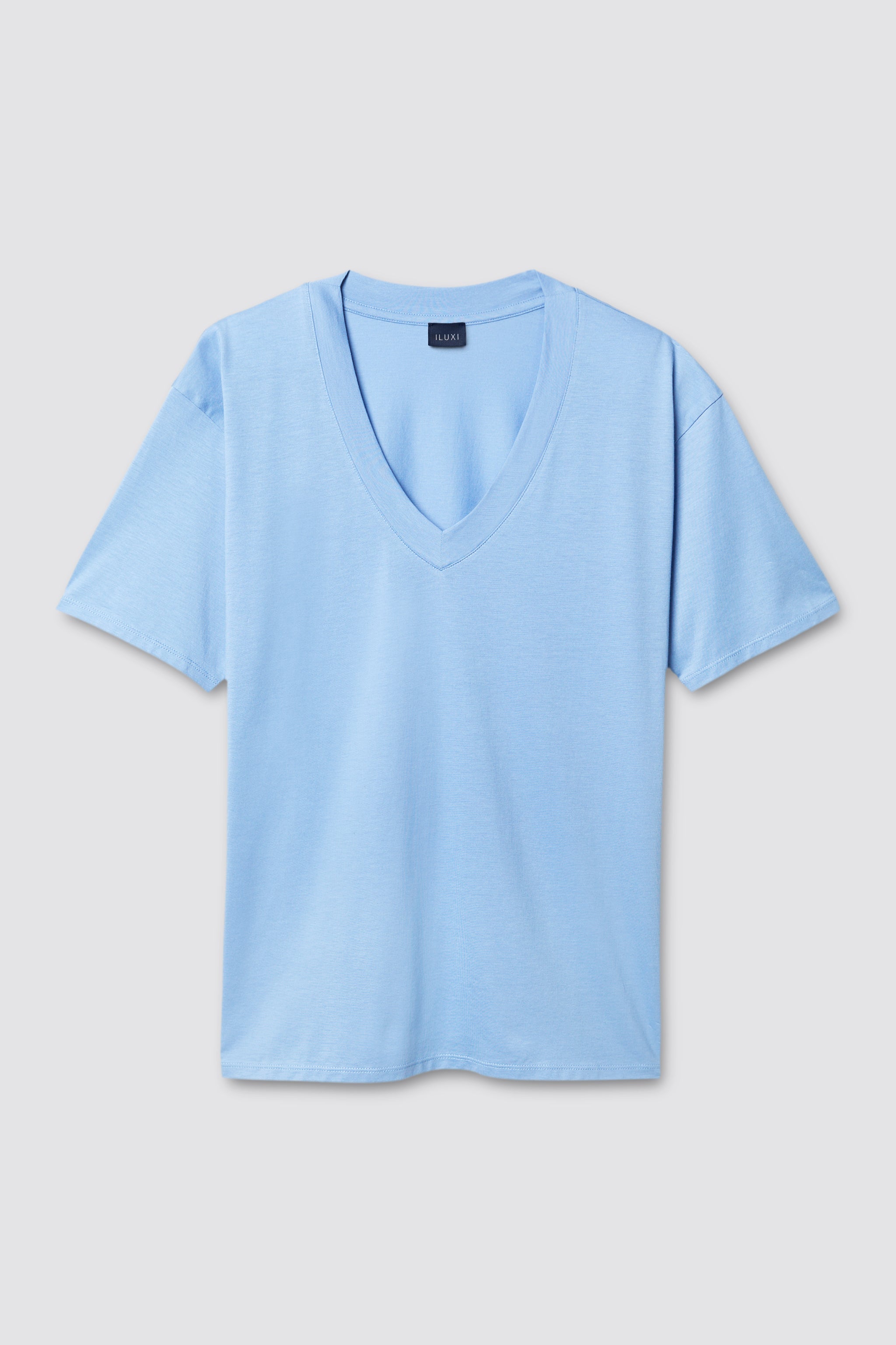 Pima Cotton V-neck T-Shirt 