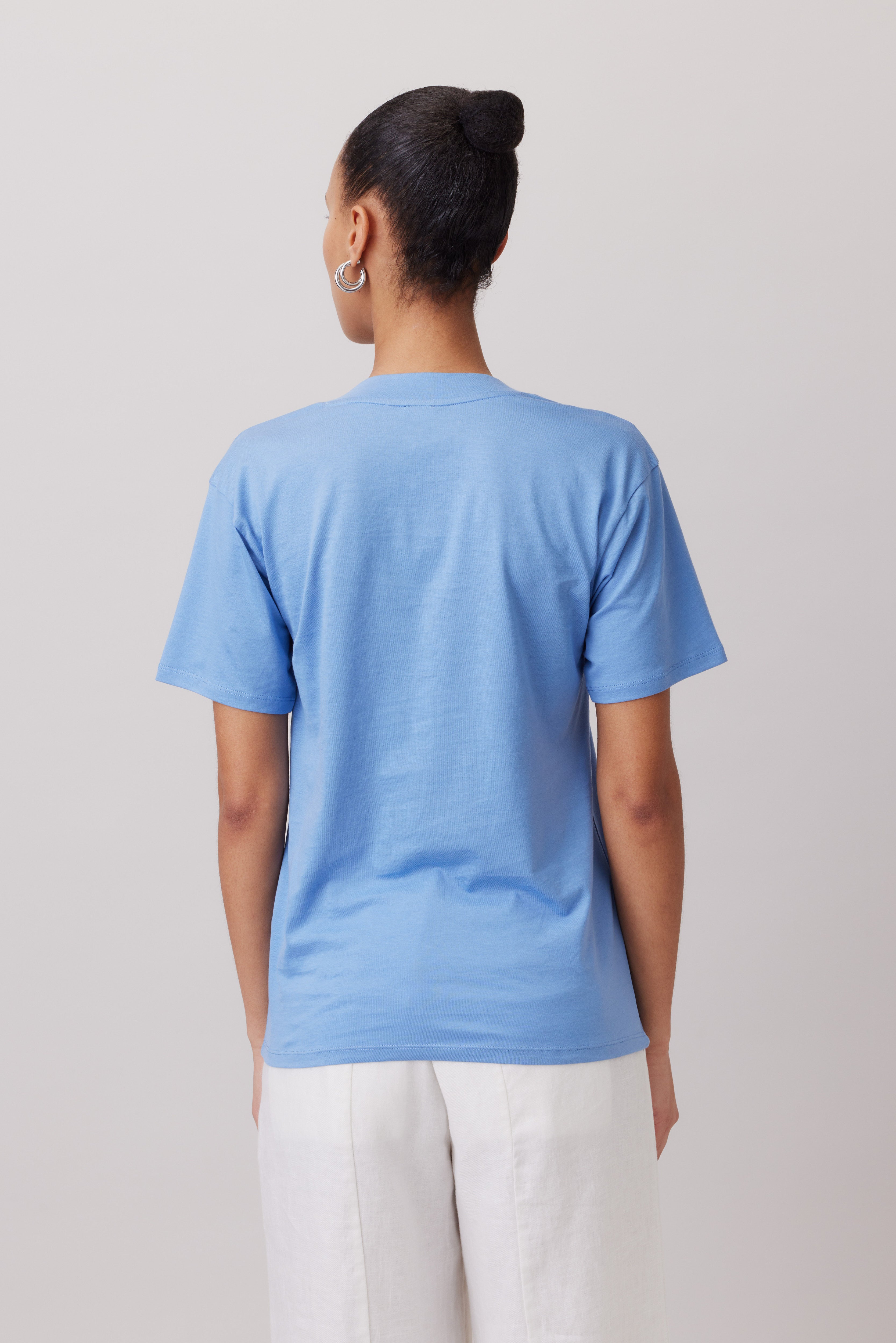 Pima Cotton V-neck T-Shirt 