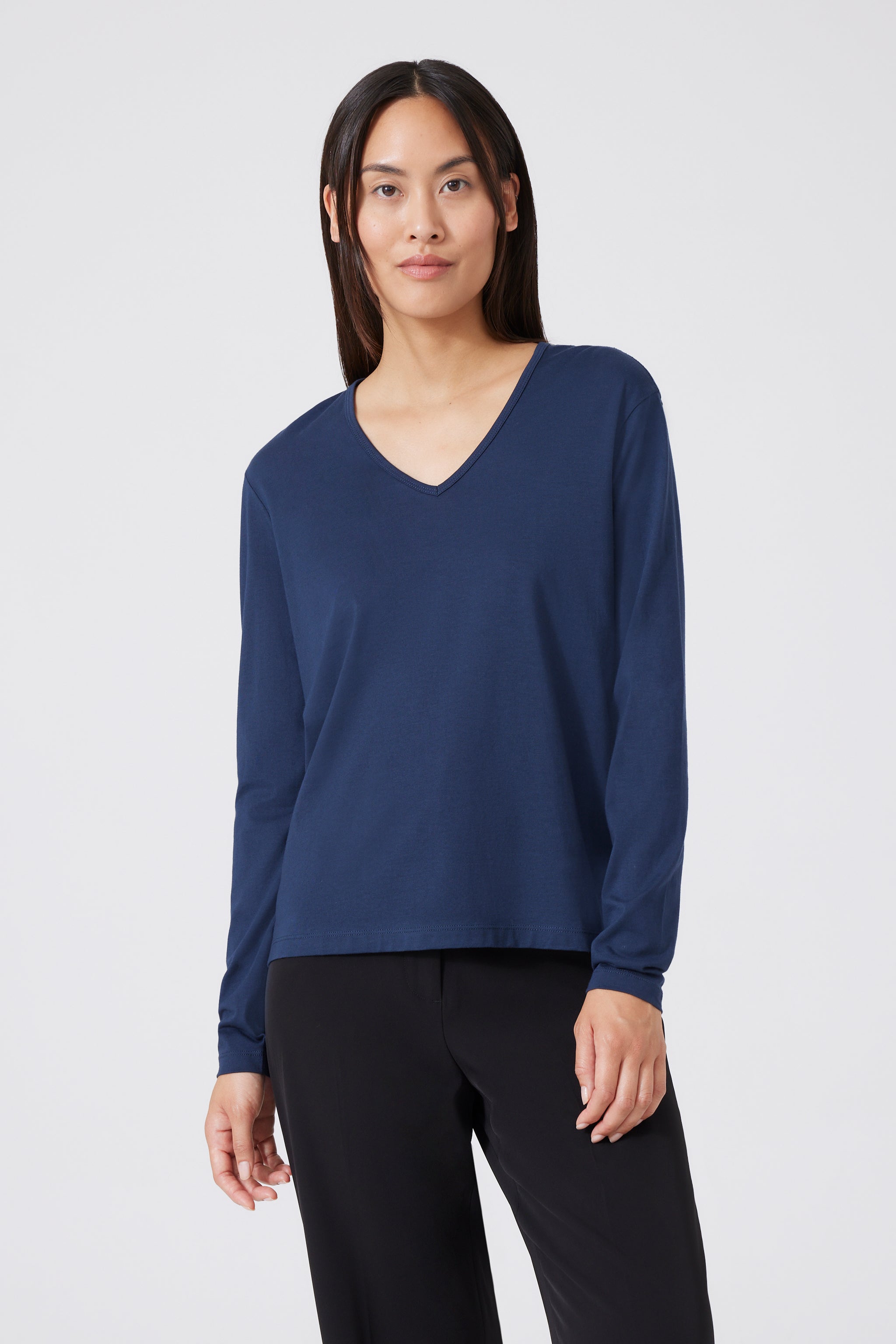 Pima Cotton Long sleeve T-Shirt