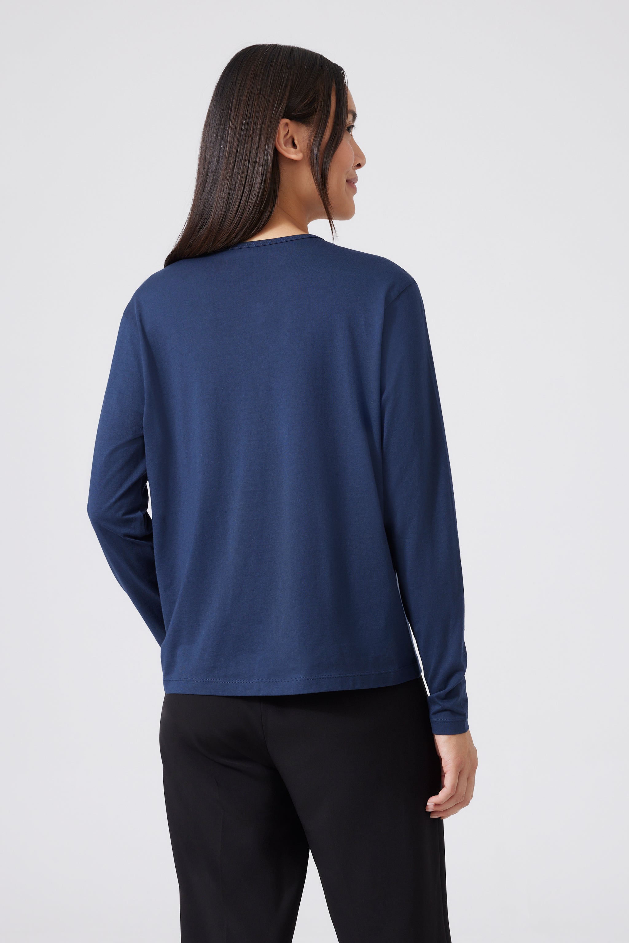 Pima Cotton Long sleeve T-Shirt