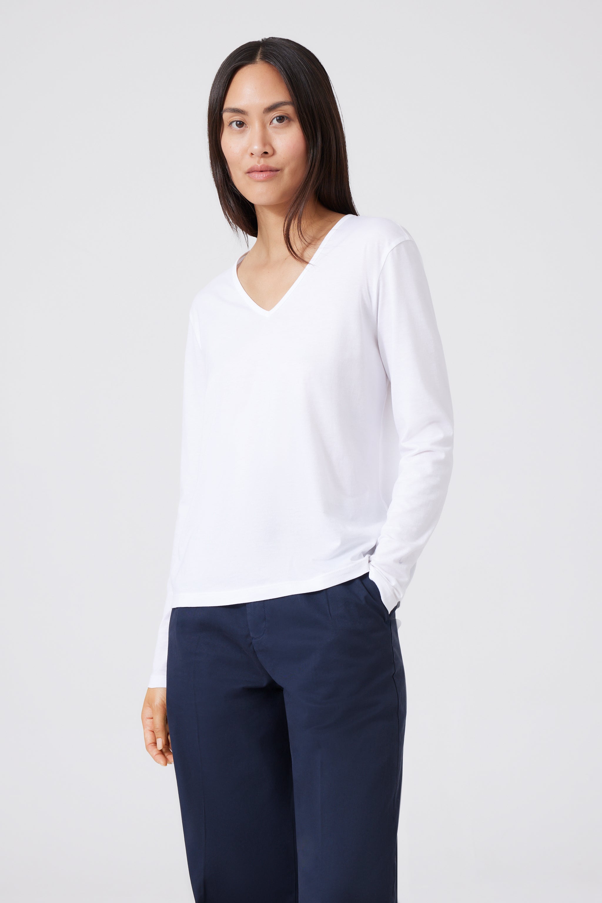 Pima Cotton Long sleeve T-Shirt