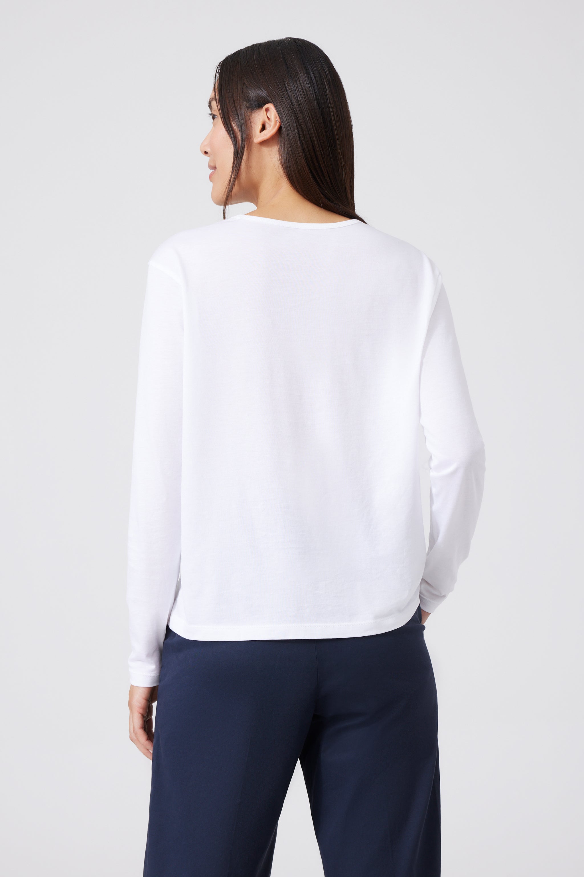 Pima Cotton Long sleeve T-Shirt