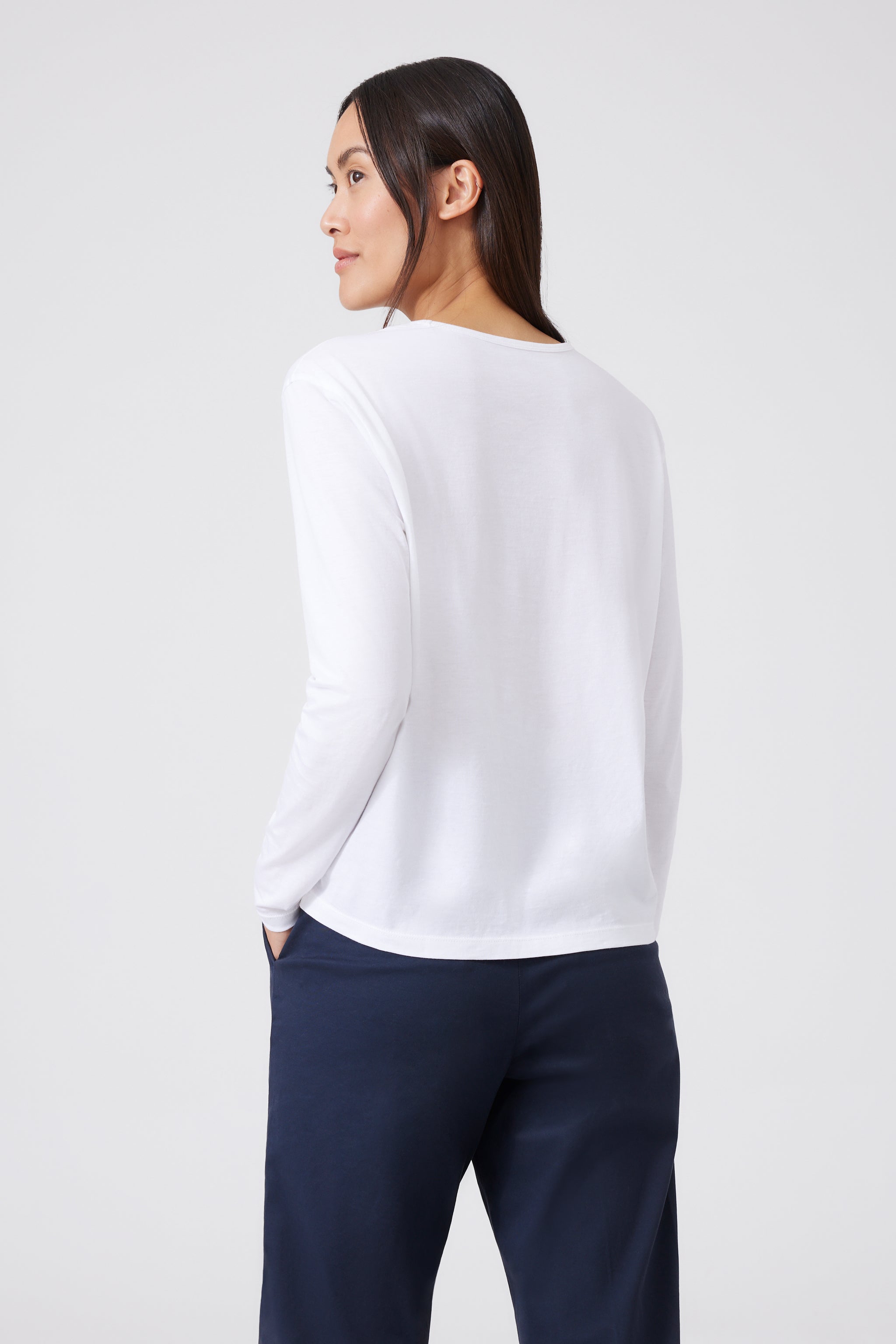 Pima Cotton Long sleeve T-Shirt