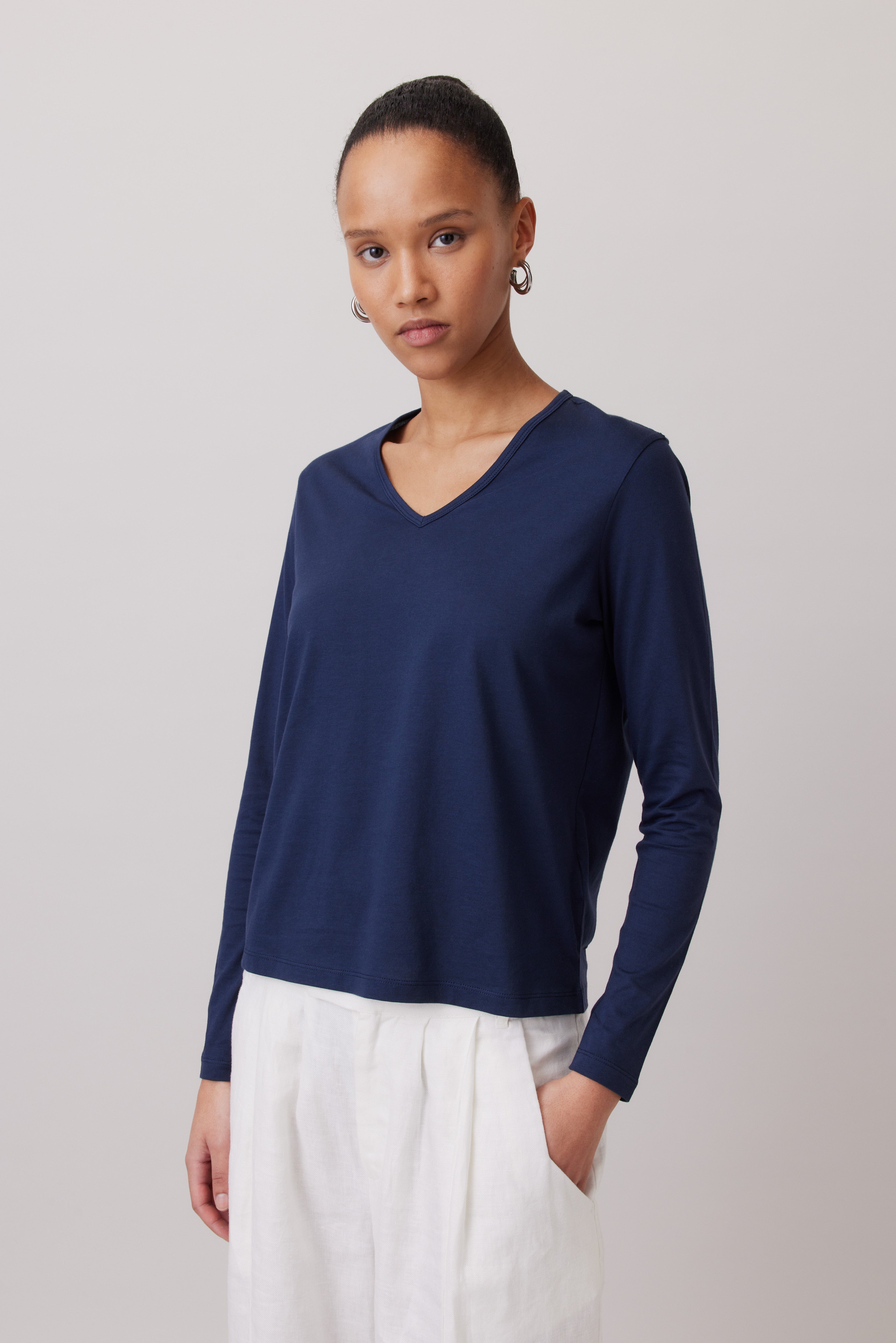 Pima Cotton Long sleeve T-Shirt